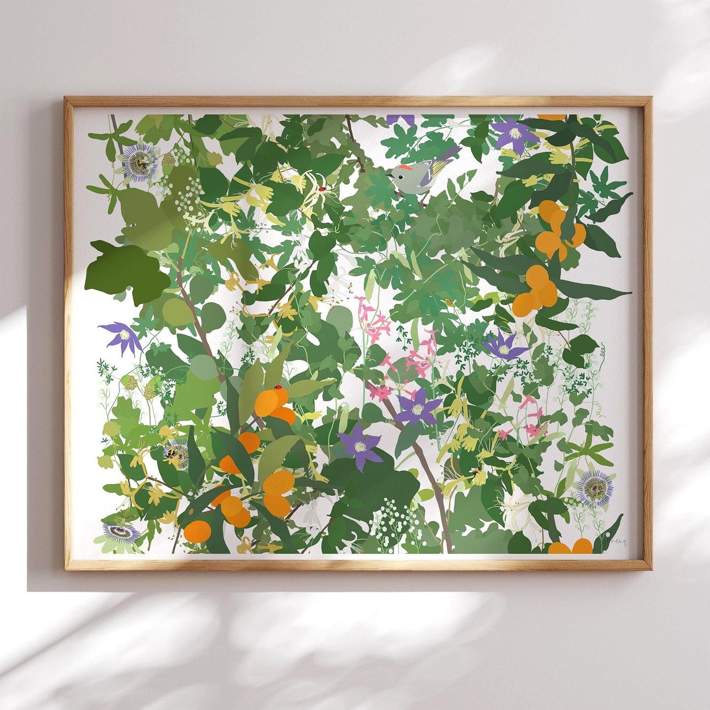 Kumquats Millefleur Art Print - Unframed or Framed - 210612