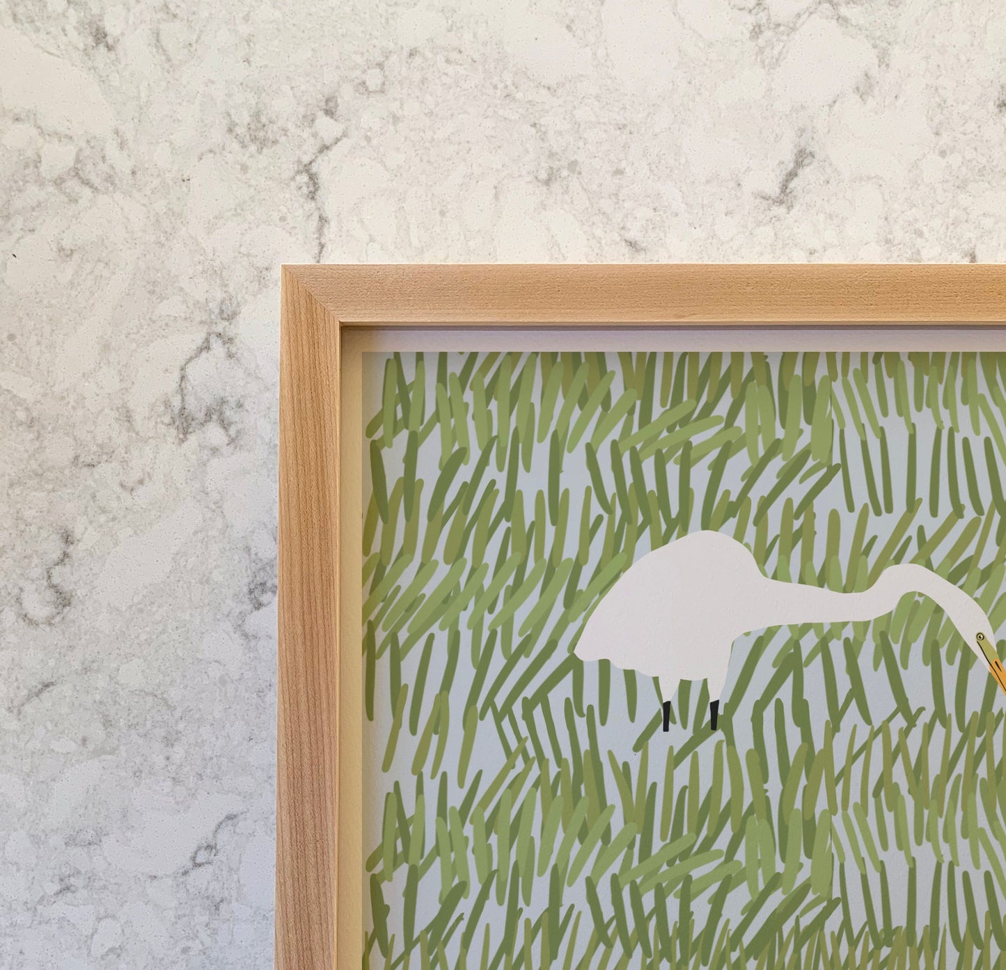 Great Egrets Art Print - Unframed or Framed - 220402