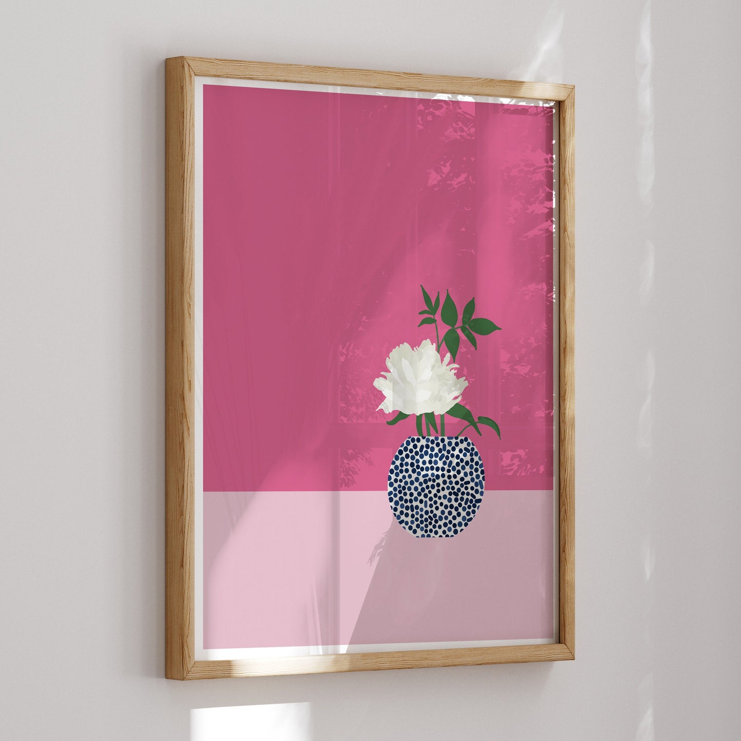 White Peony Still Life Art Print - Unframed or Framed - 220221