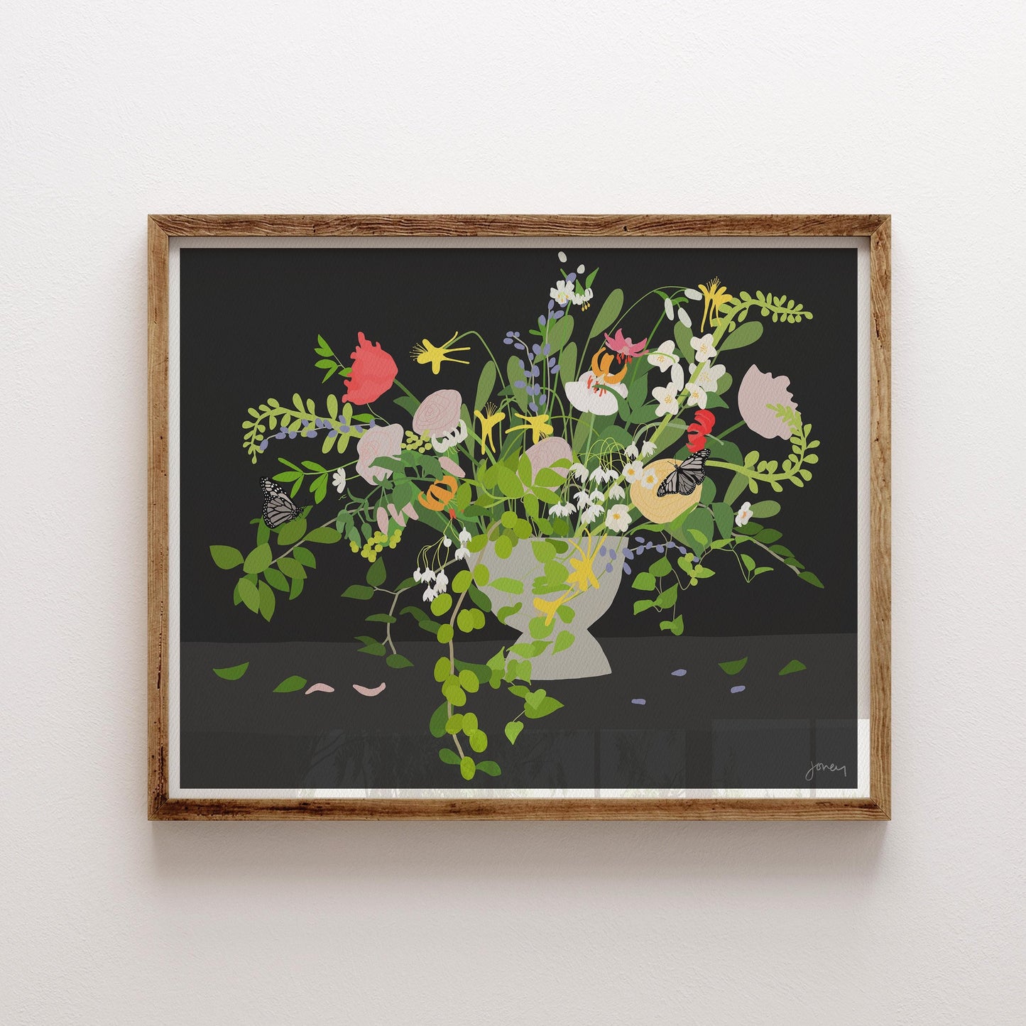 Tulip Abstract Still Life Art Print - Unframed or Framed - 200110