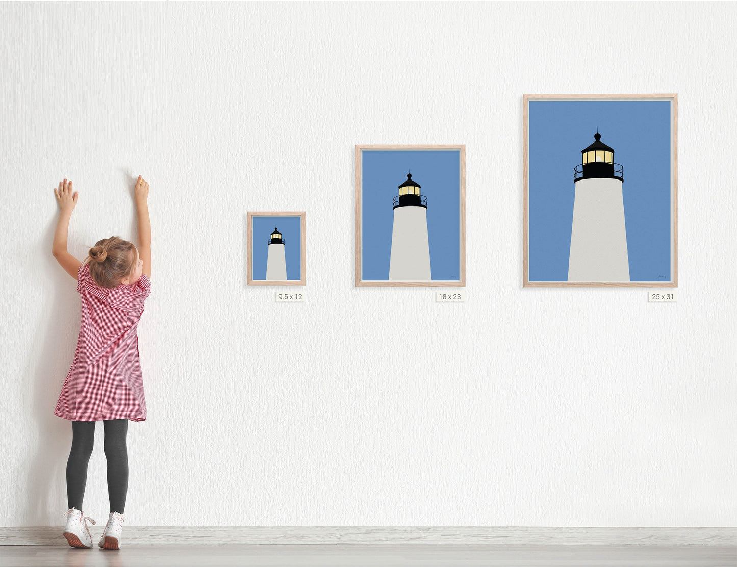 Pemaquid Lighthouse Art Print - Unframed or Framed - 240623