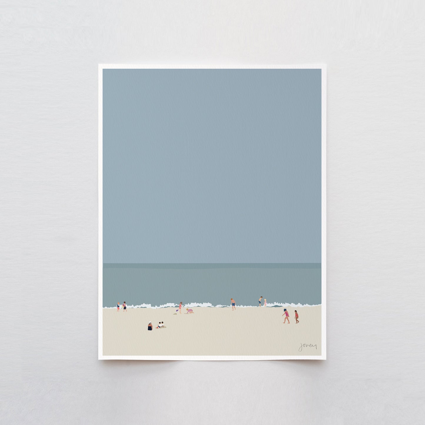 Beach Afternoons Art Print - Unframed or Framed - 230723
