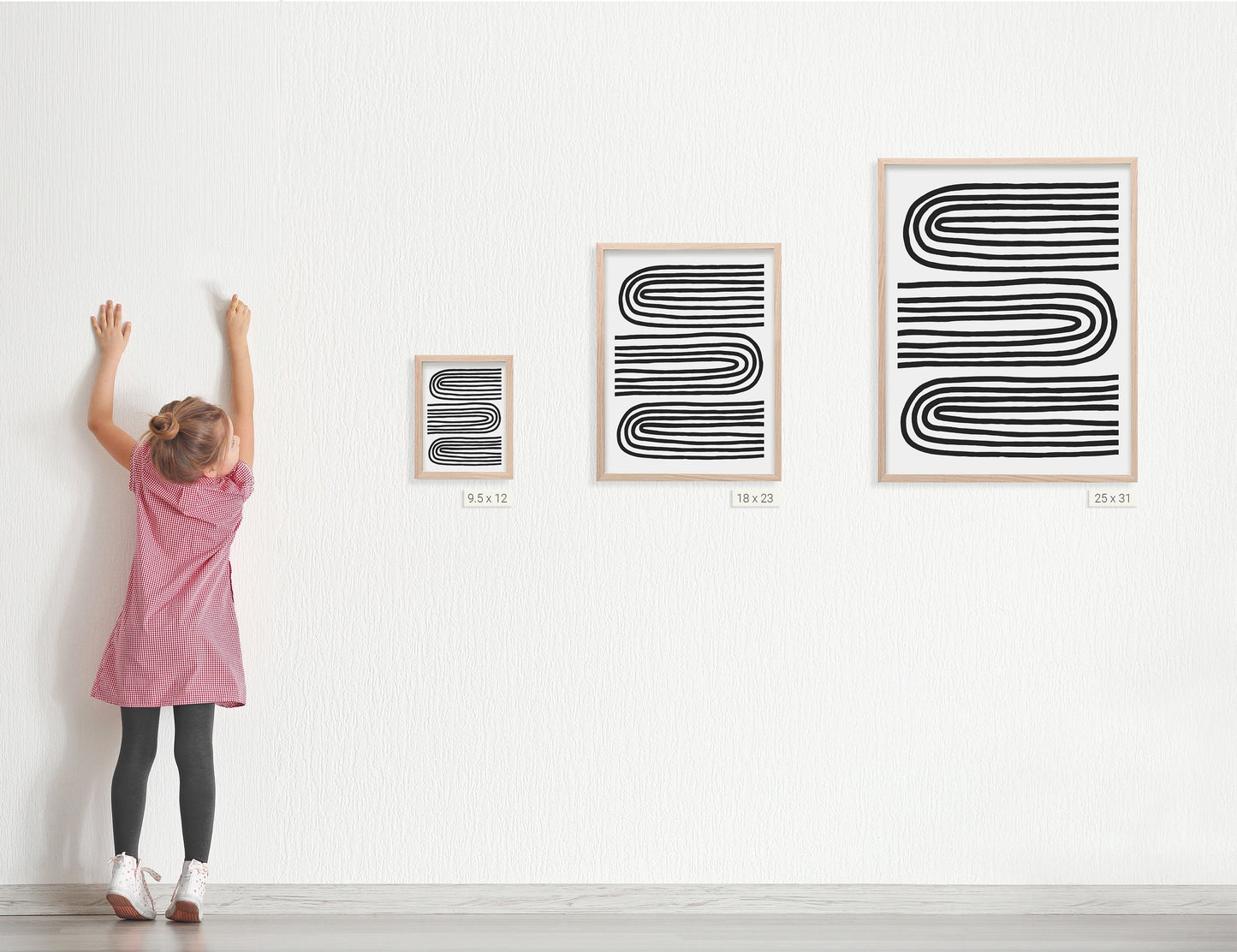 Oxbow Abstract Art Print - Unframed or Framed - 200218