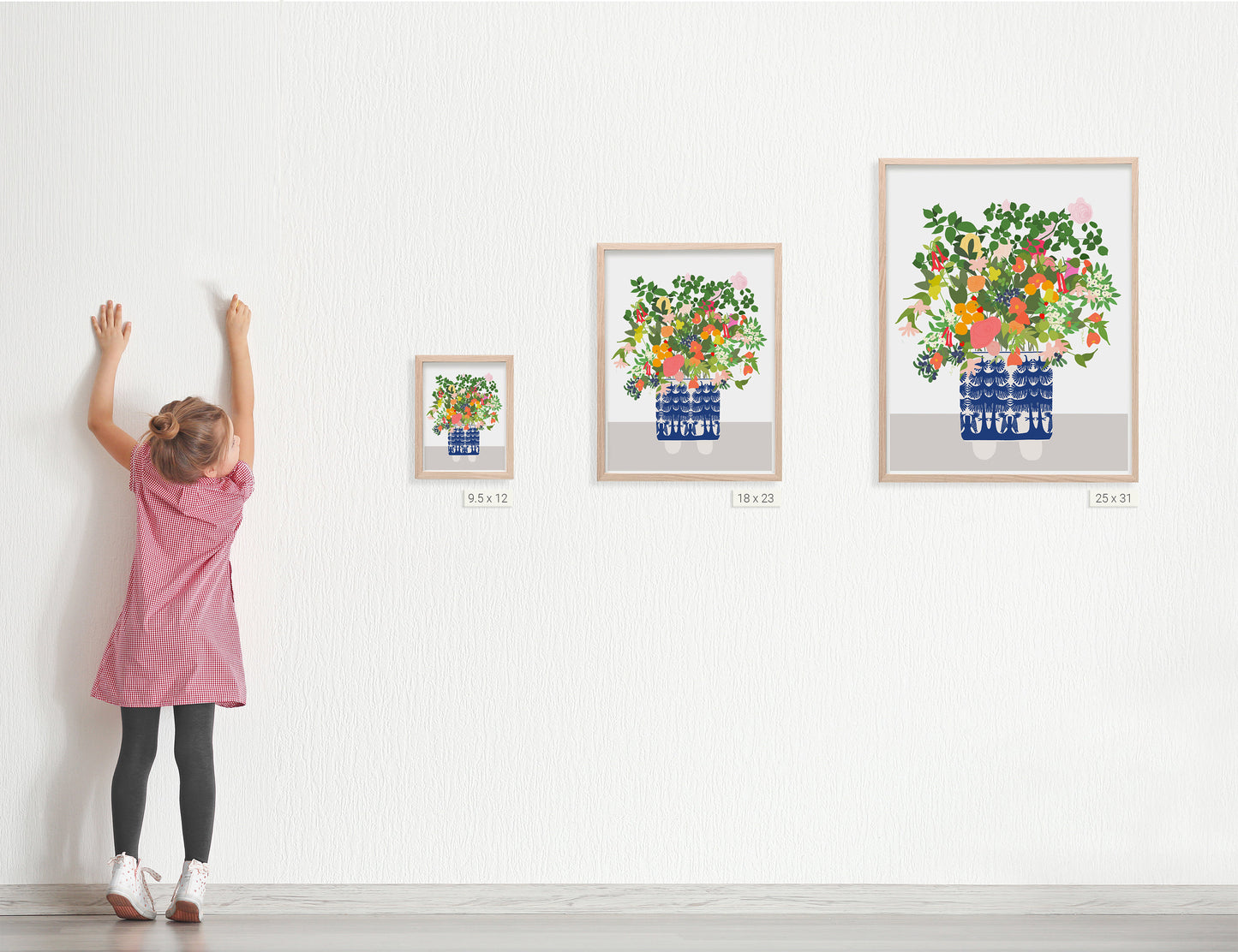 Still Life with Delft Blue Vase Art Print - Unframed or Framed - 201008