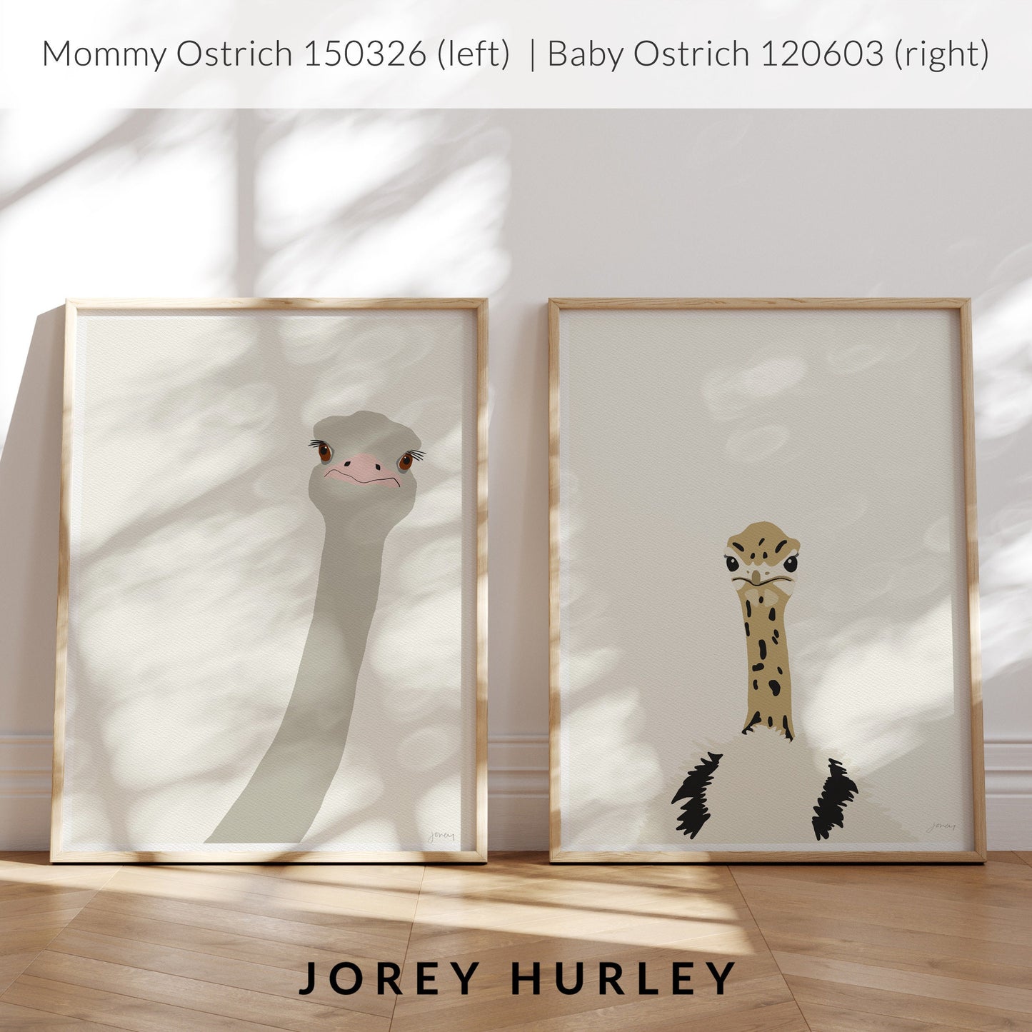 Baby Ostrich Art Print - Unframed or Framed - 120603