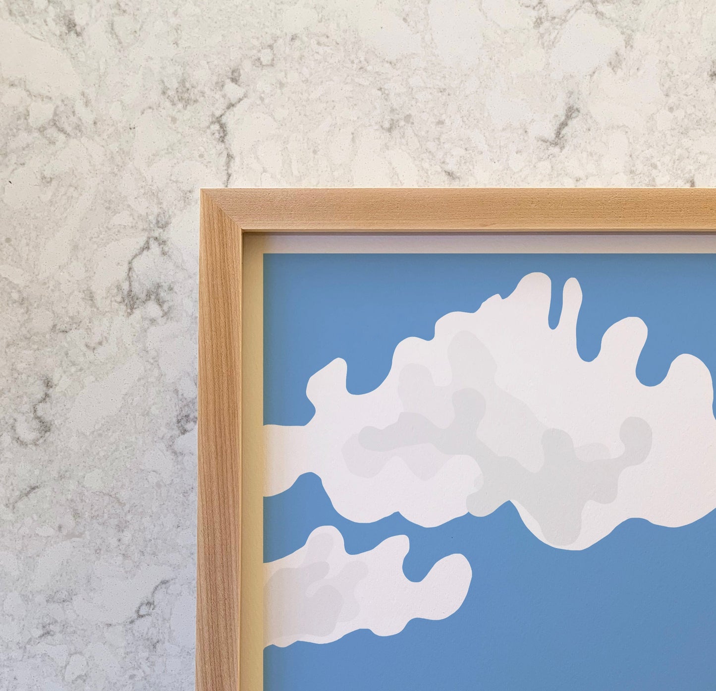 Plane in the Clouds Art Print - Unframed or Framed - 230221