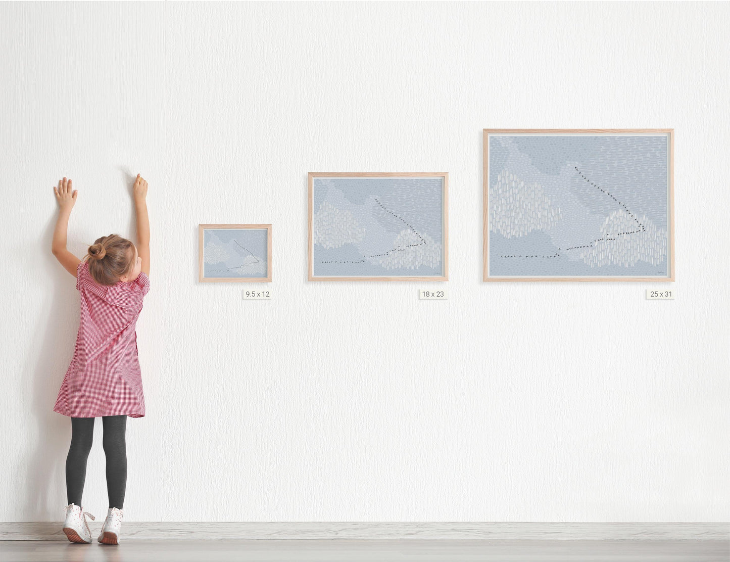 Geese Overhead Art Print - Signed Landscape by Jorey Hurley - 251214