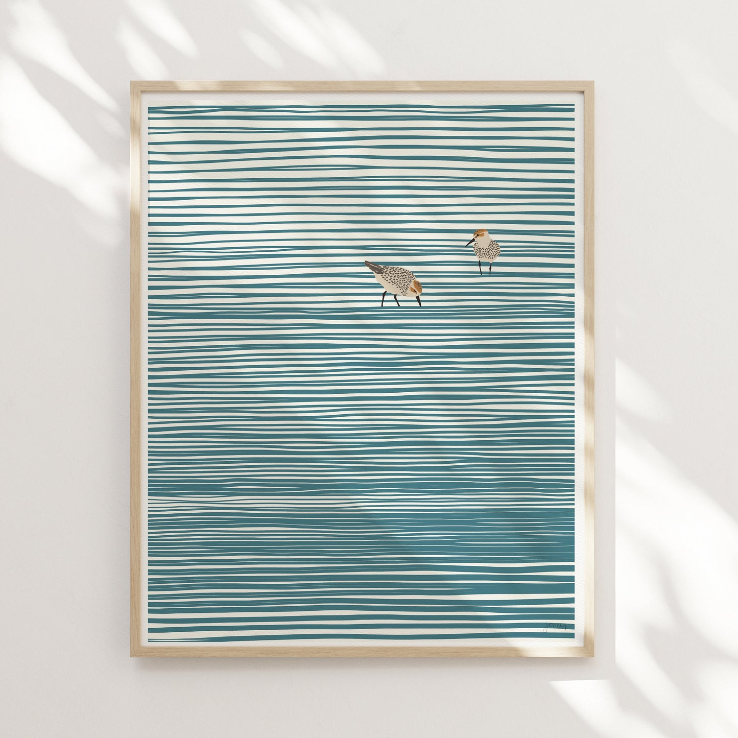 Sandpipers Art Print - Unframed or Framed - 141105