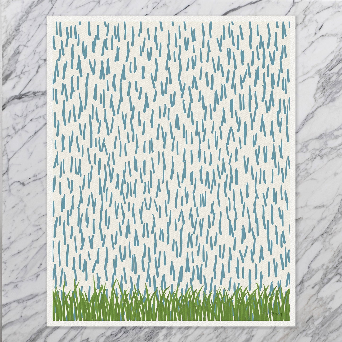 Spring Rain Art Print - Unframed or Framed - 141204