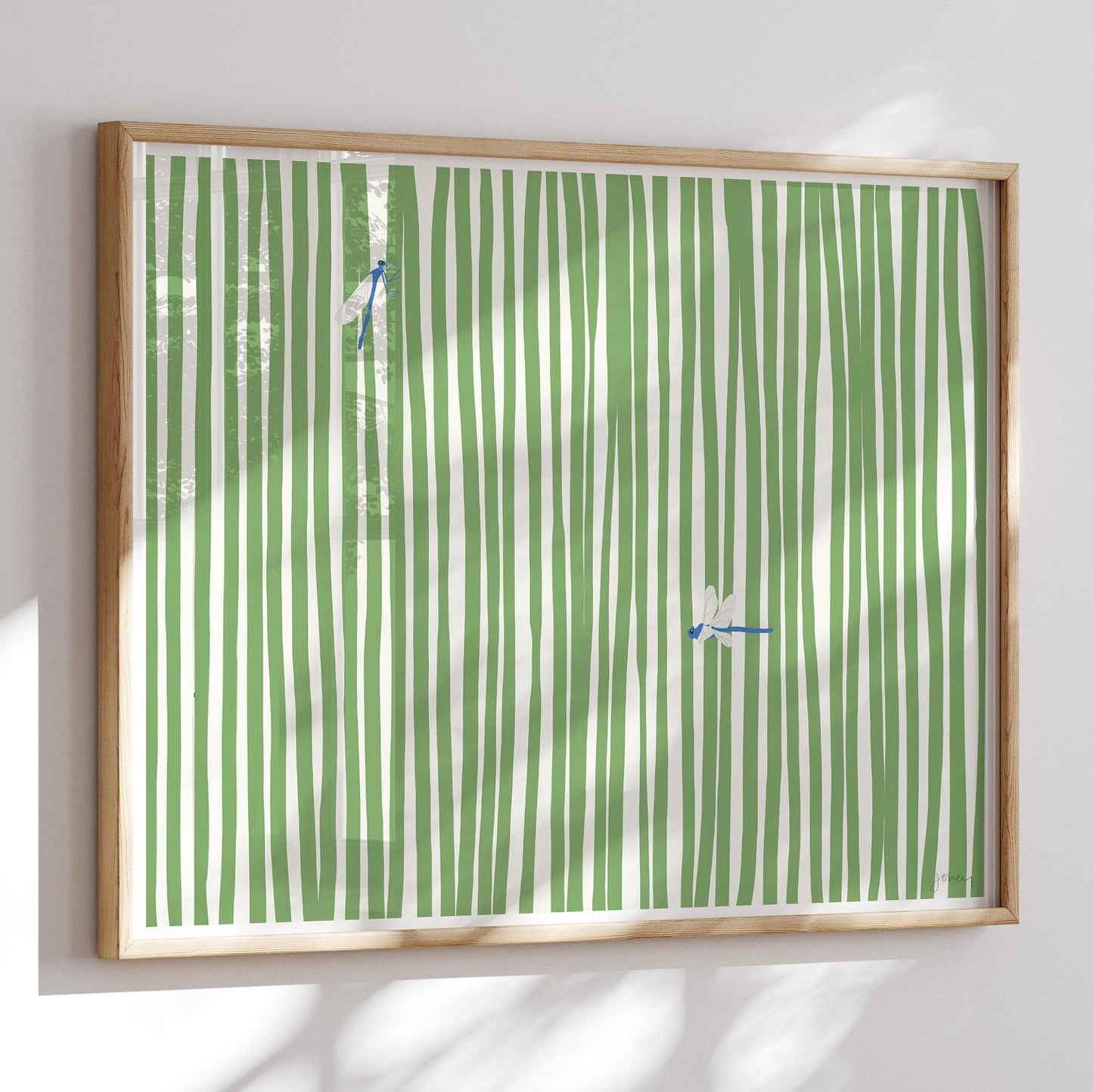 Dragonfly Pair Art Pint - Unframed or Framed - 160627