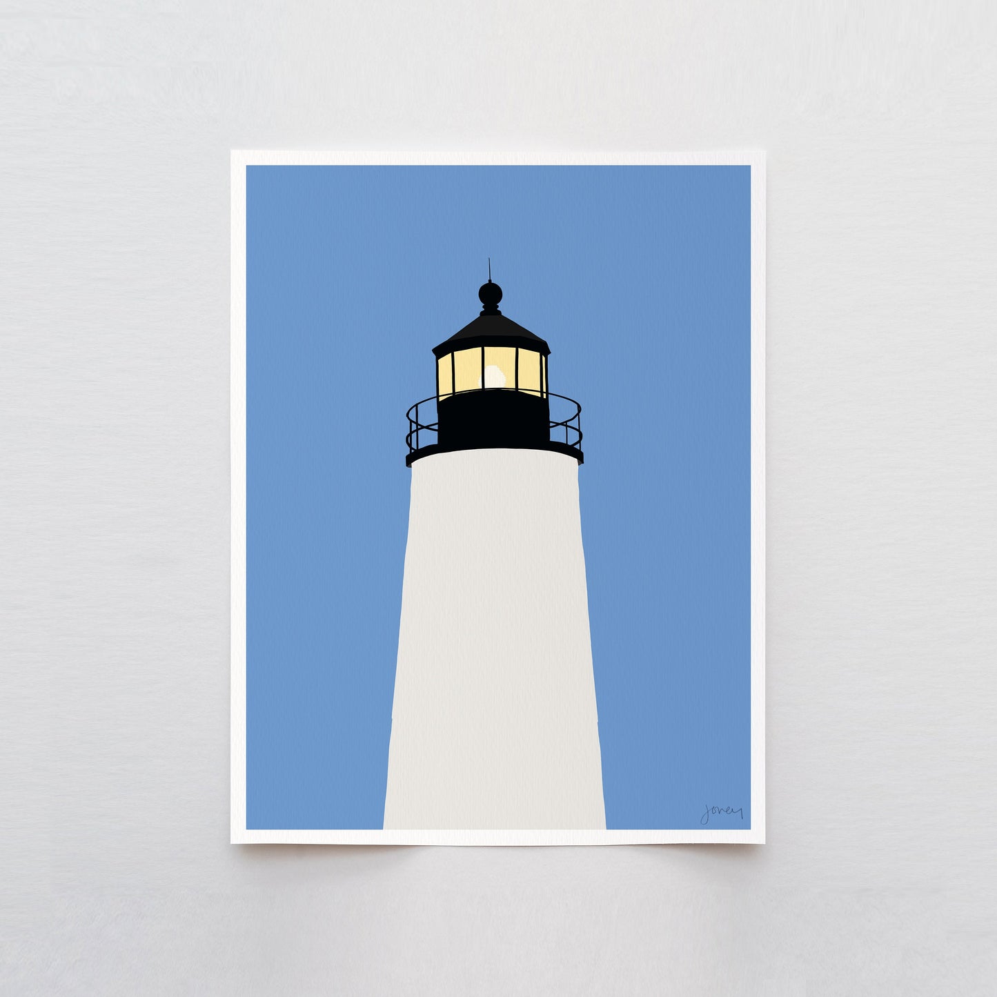 Pemaquid Lighthouse Art Print - Unframed or Framed - 240623