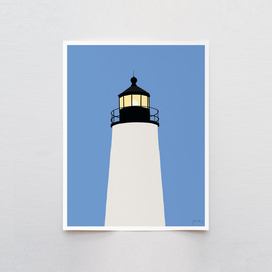 Pemaquid Lighthouse Art Print - Unframed or Framed - 240623