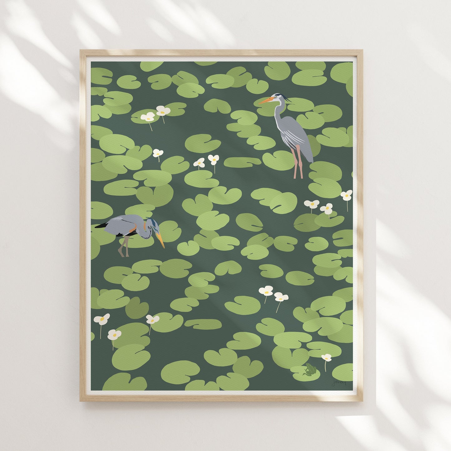 Great Blue Heron Art Print - Unframed or Framed - 220806