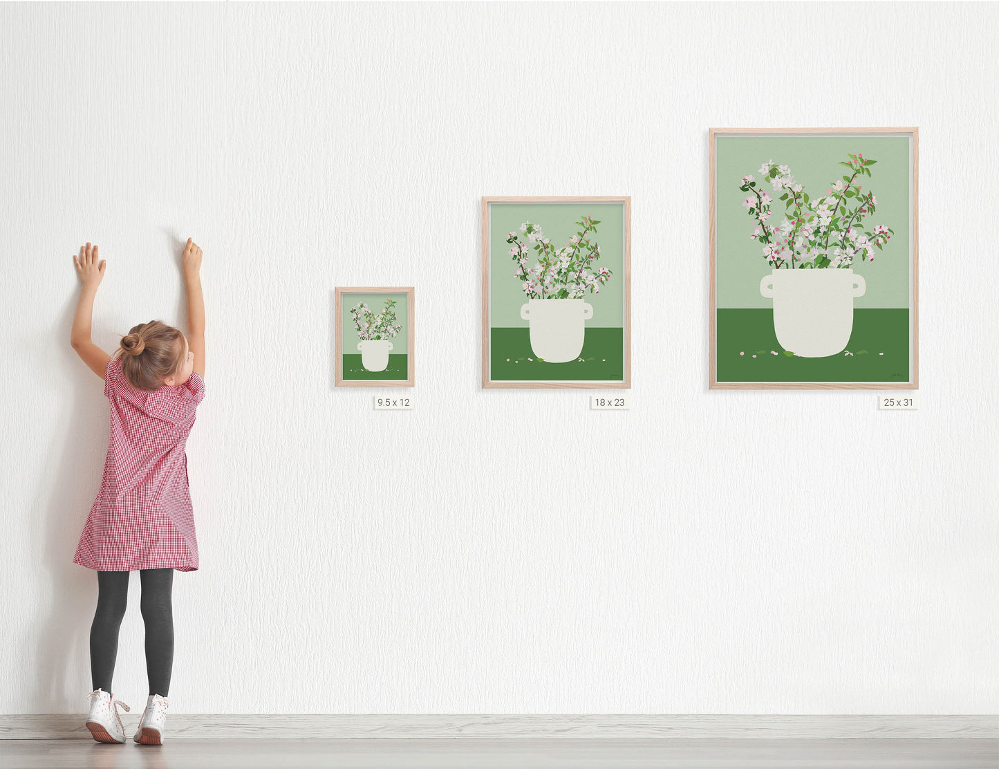 Apple Blossoms Still Life Art Print - Unframed or Framed - 201206