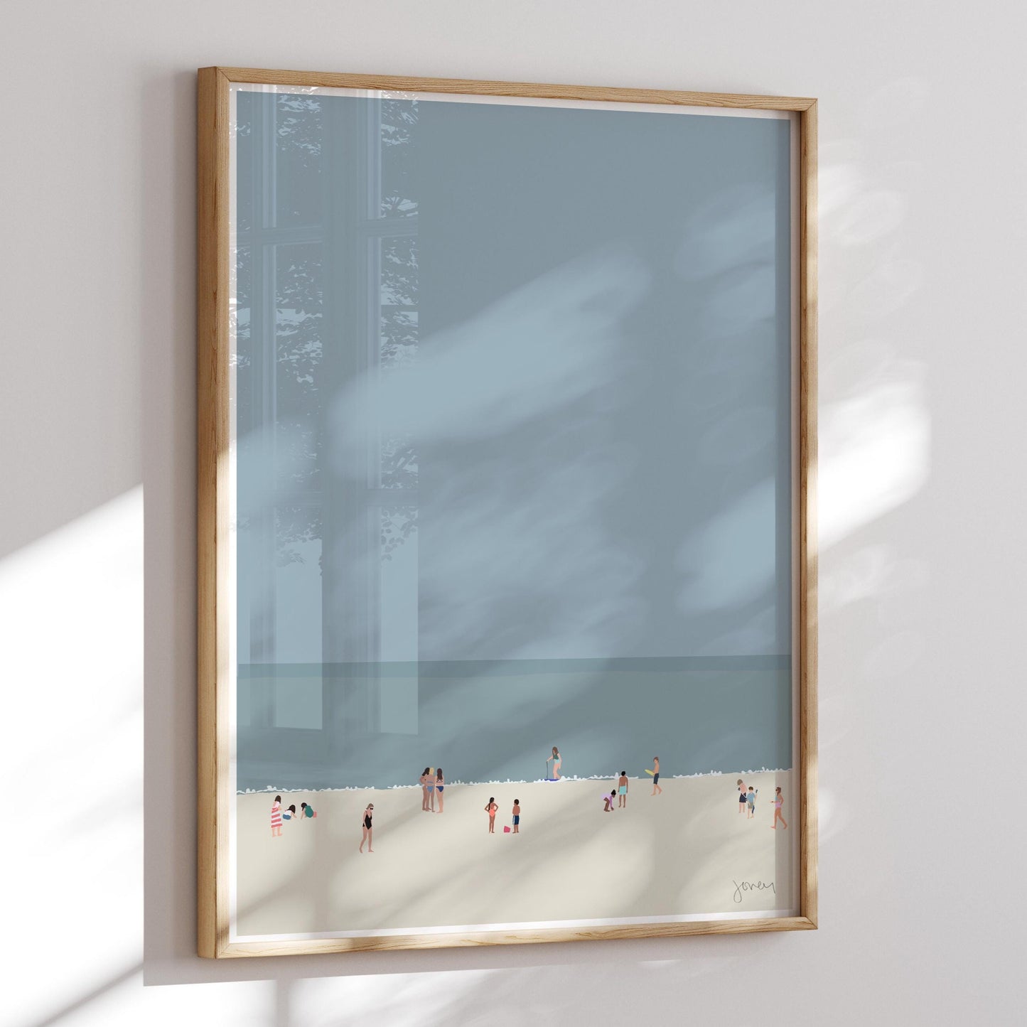 Afternoon on the Beach Art Print - Unframed or Framed - 230716