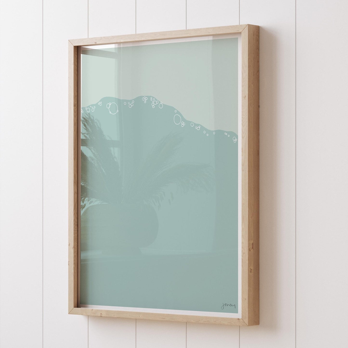 Sea Foam Bubbles Art Print - Unframed or Framed - 120808