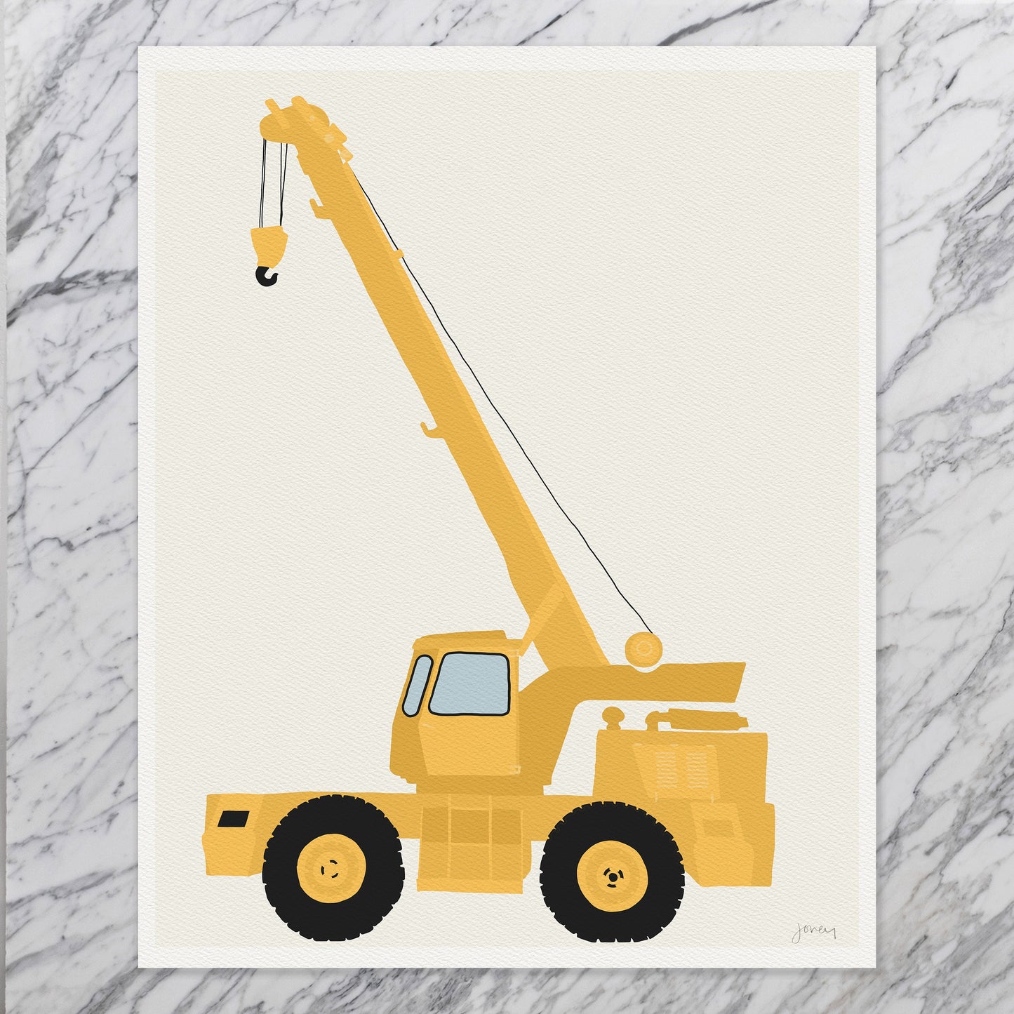 Crane Art Print - Unframed or Framed - 130820