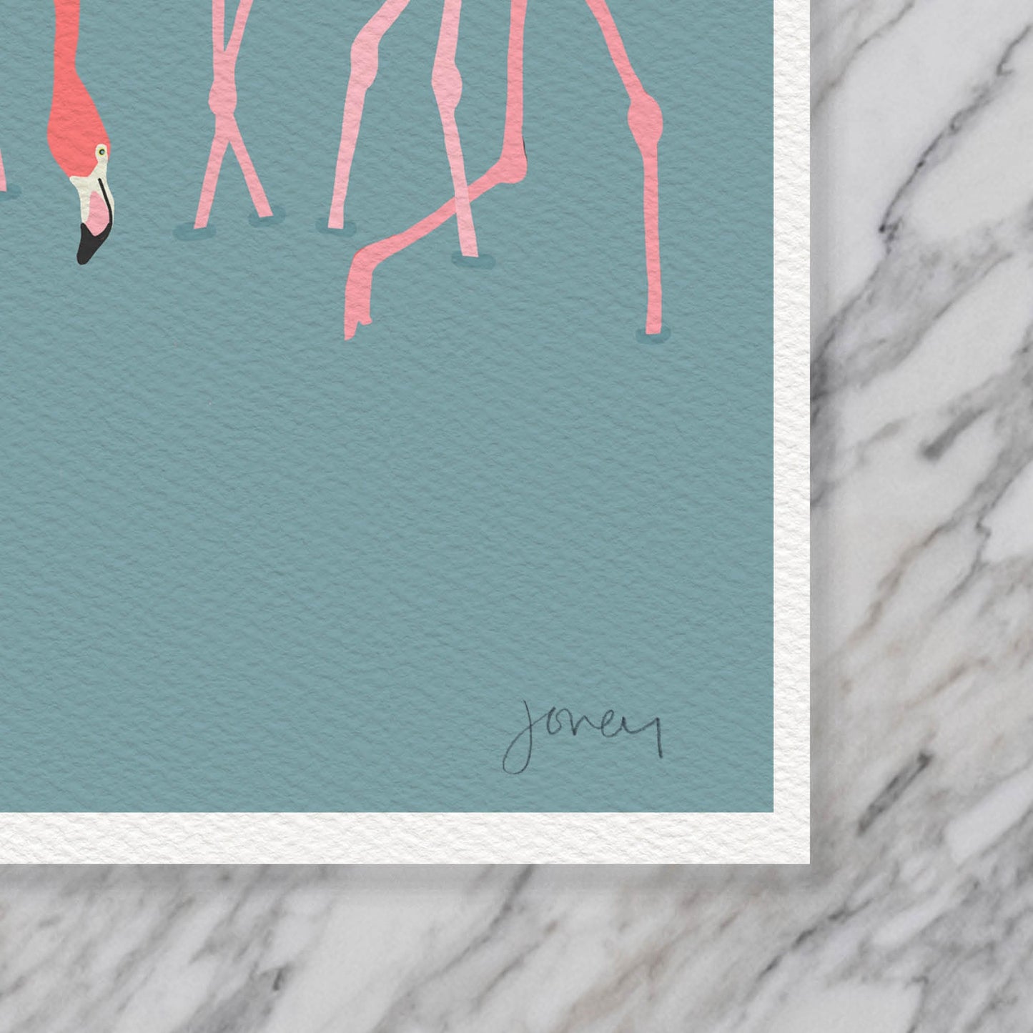 Flamboyance of Flamingos Art Print - Unframed or Framed - 230309