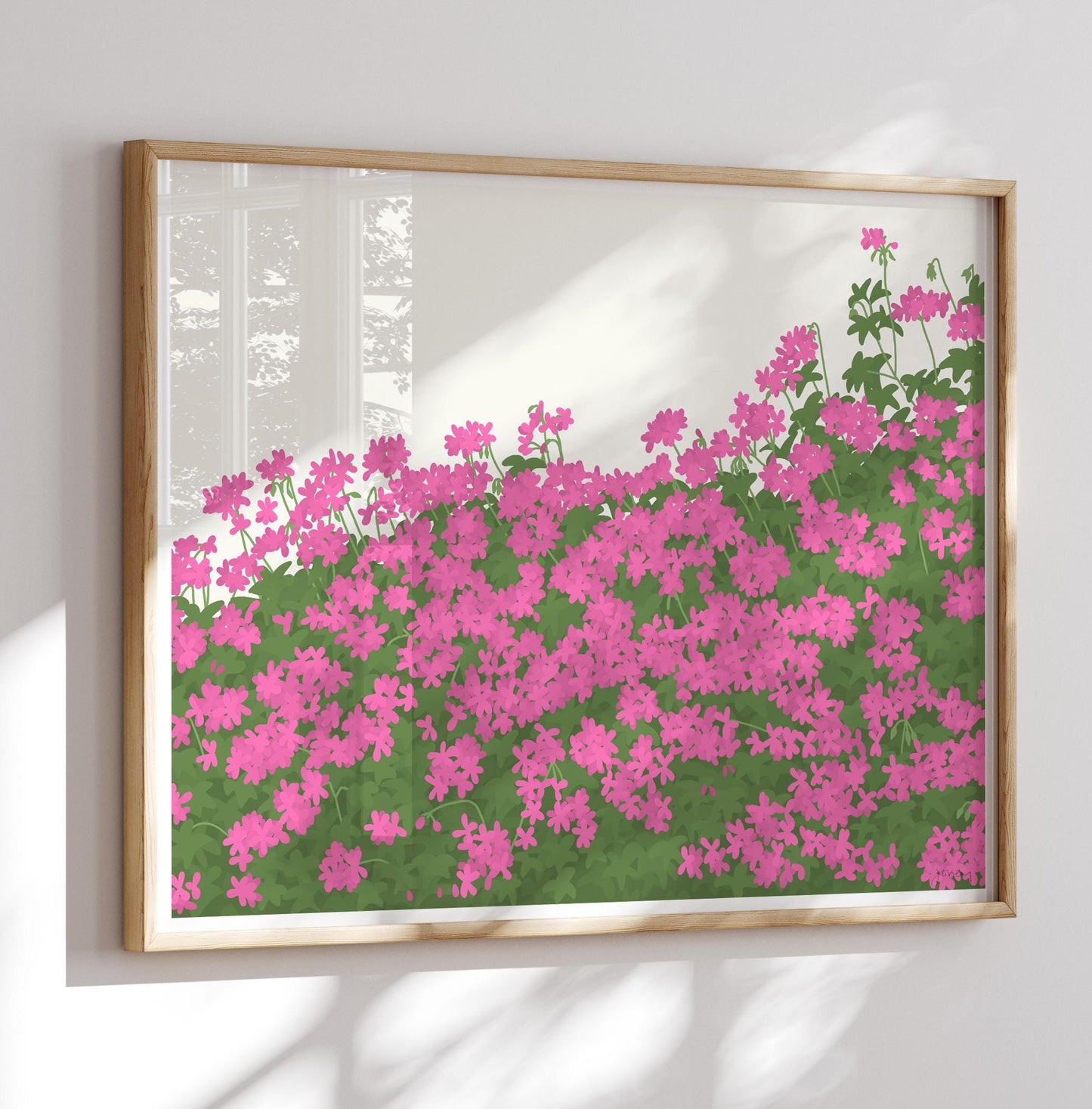 Geraniums Art Print - Unframed or Framed - 160419