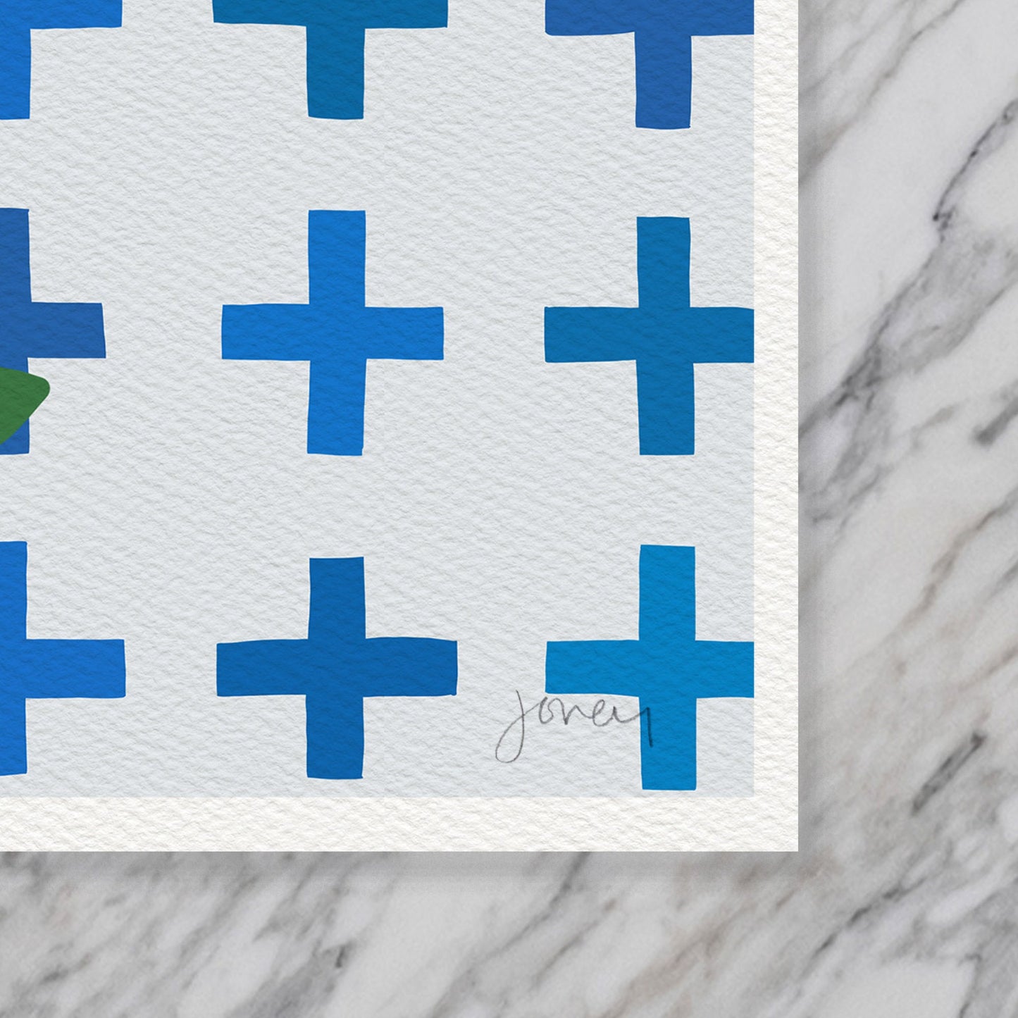 Bay Laurel in Dotted Vase Art Print - Unframed or Framed - 200422