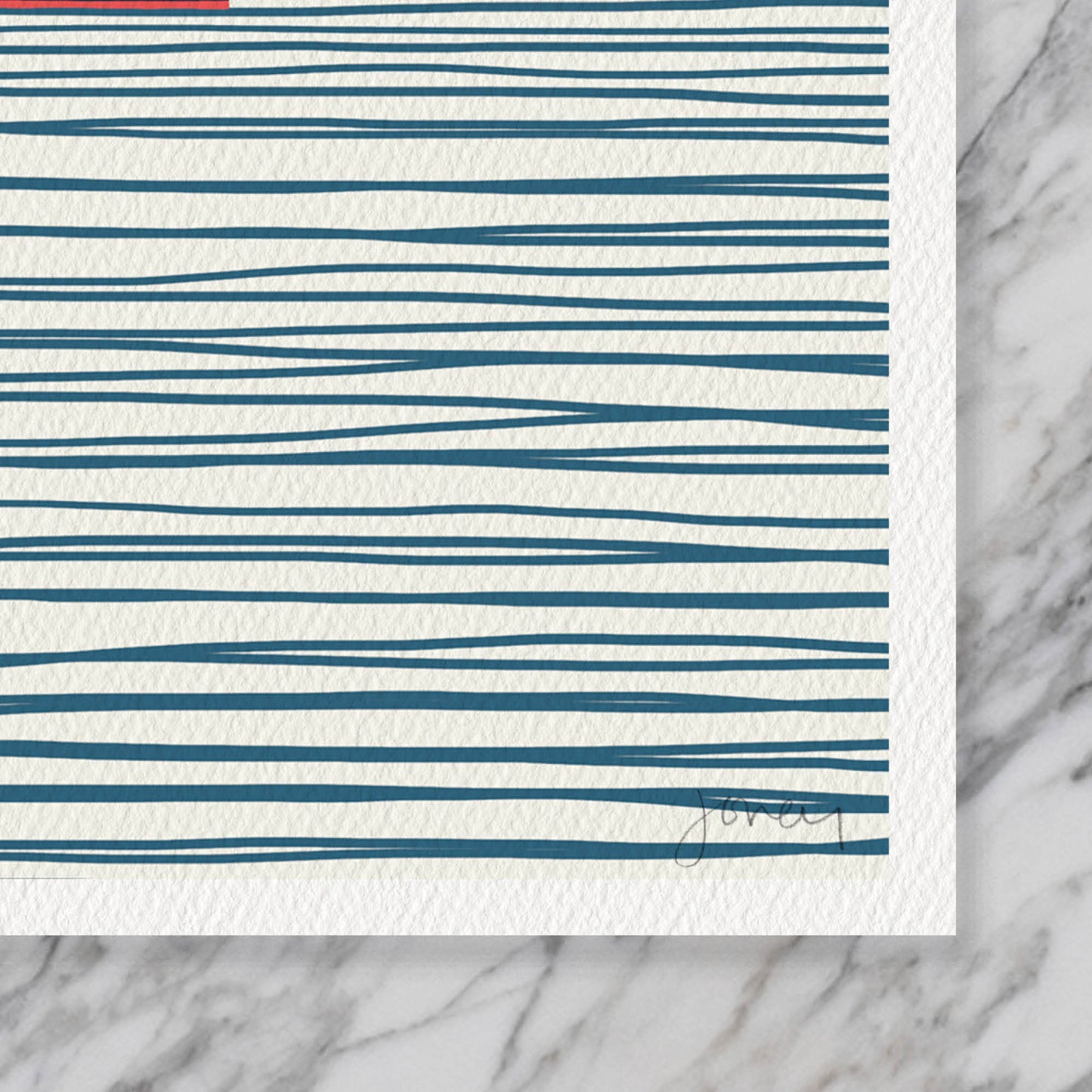 Container Ship on Ocean Art Print - Unframed or Framed - 140127-L