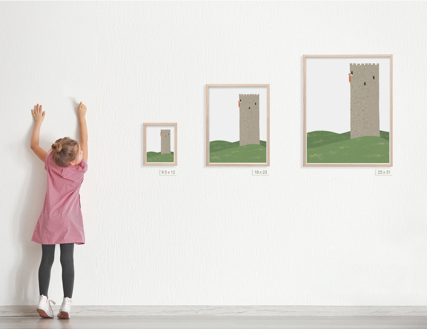 Rapunzelturm Tower Art Print - Unframed or Framed - 200713