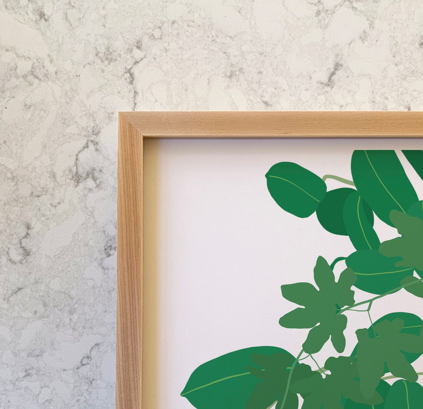 Cardinal Clematis Millefleur Art Print - Unframed or Framed - 210509