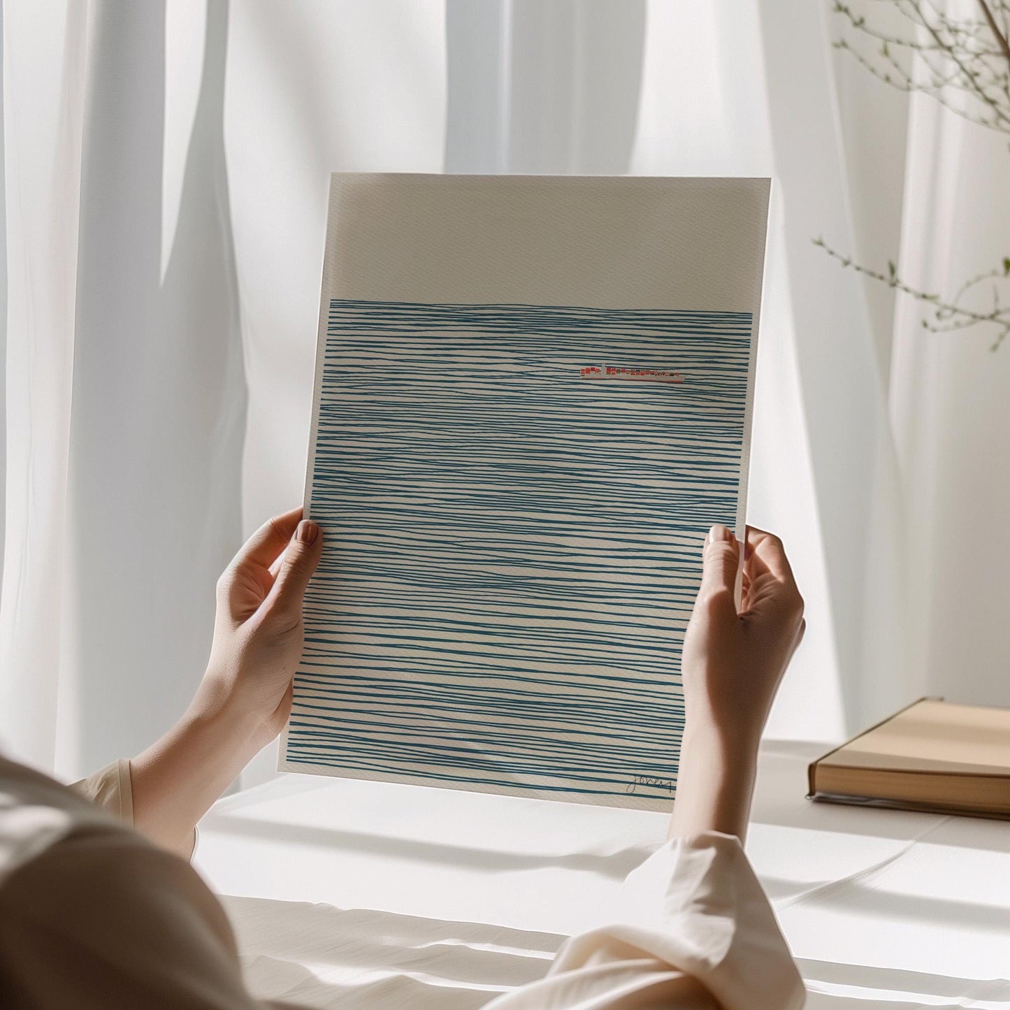 Container Ship Abstract Art Print - Unframed or Framed - 140106