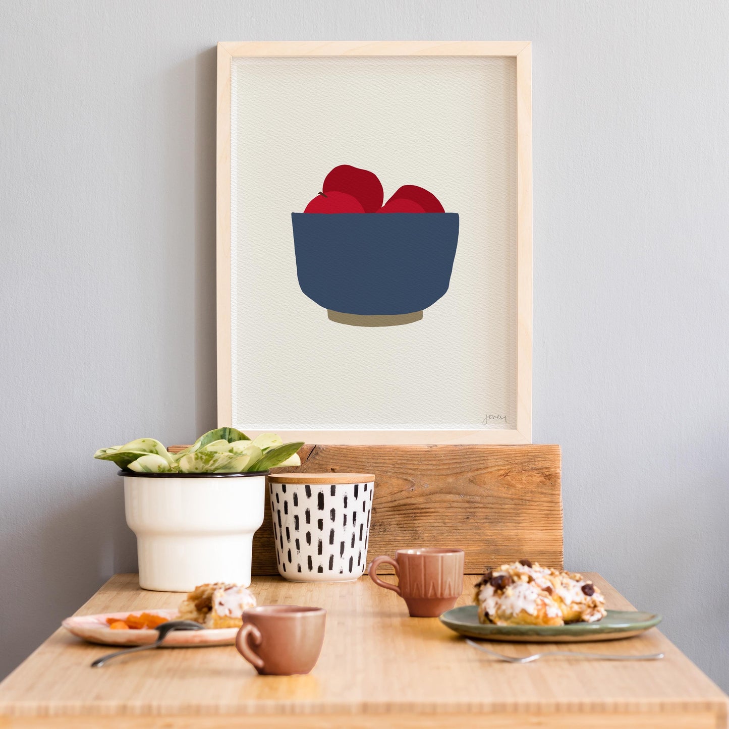 Red Apples Art Print - Unframed or Framed - 121001