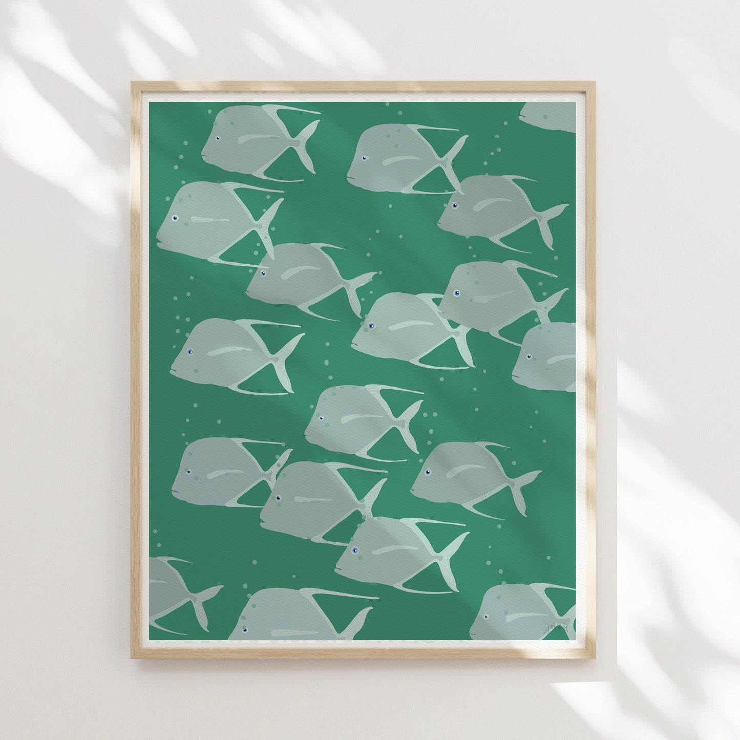 School of Moonfish Art Print - Unframed or Framed - 240128