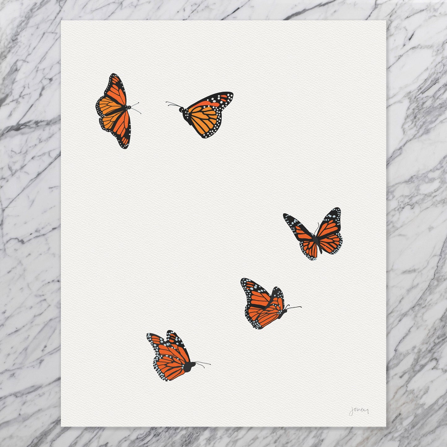 Butterflies Art Print - Unframed or Framed - 240215