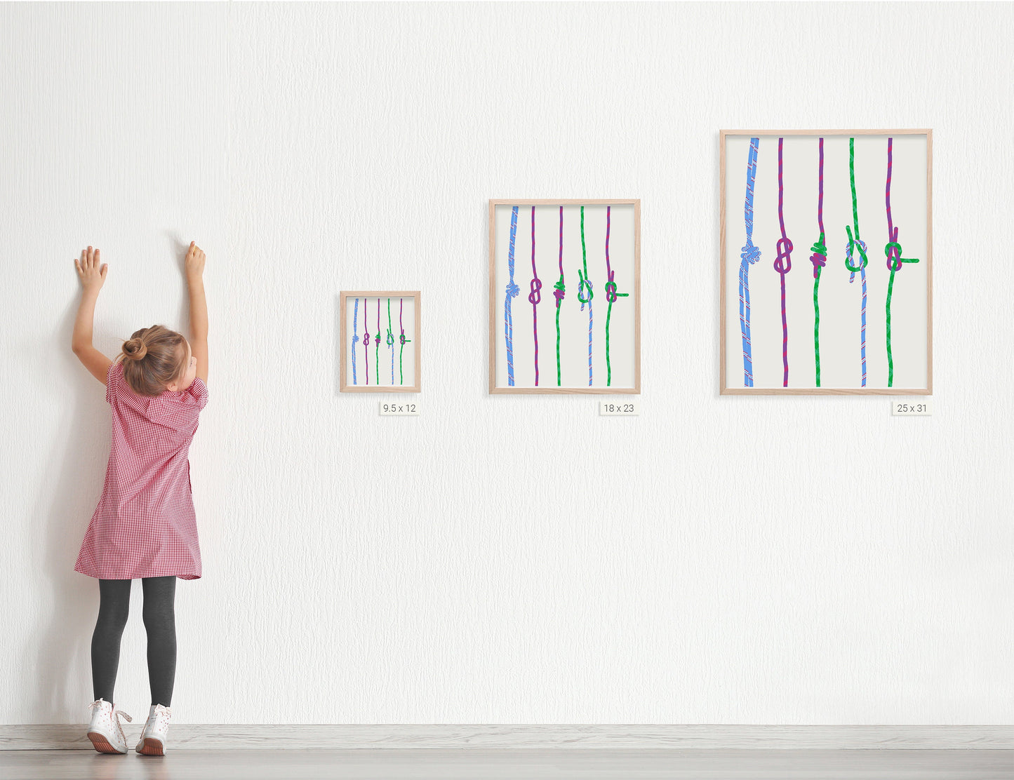 Climbing Knots Art Print - Unframed or Framed - 120306