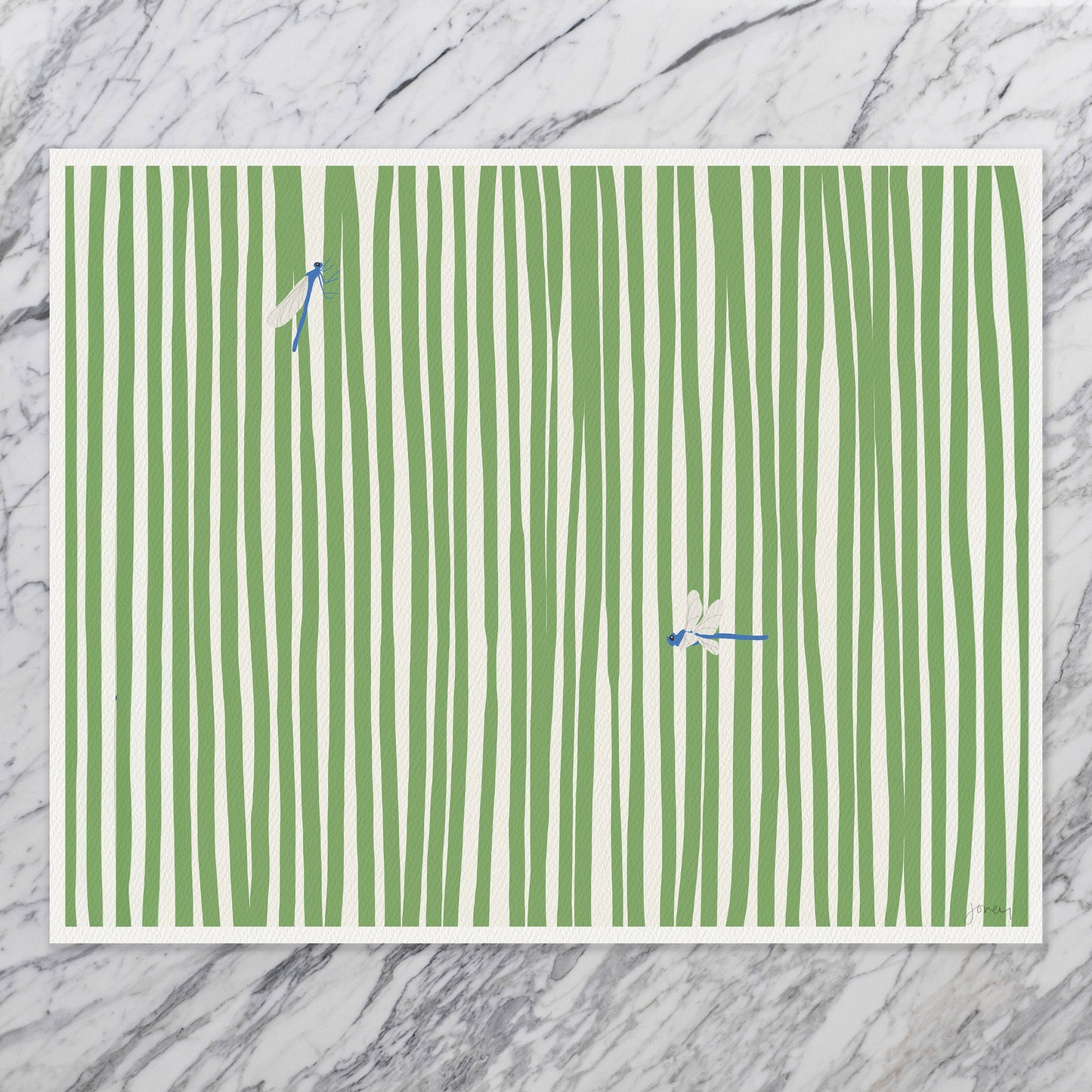 Dragonfly Pair Art Pint - Unframed or Framed - 160627