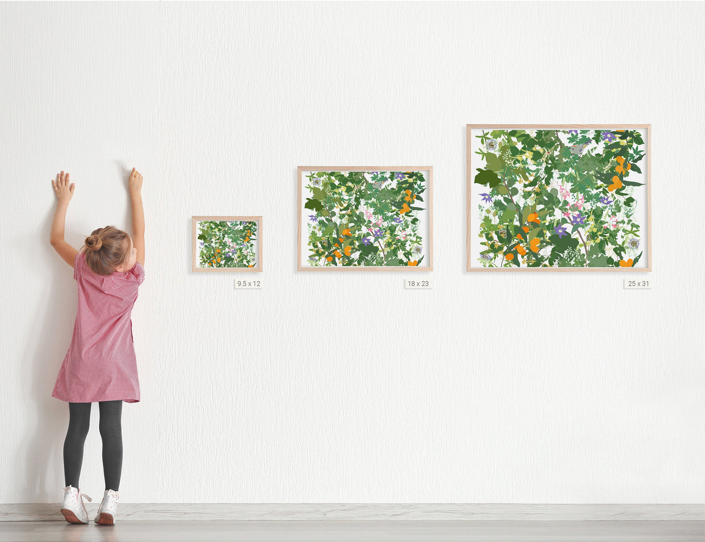 Kumquats Millefleur Art Print - Unframed or Framed - 210612