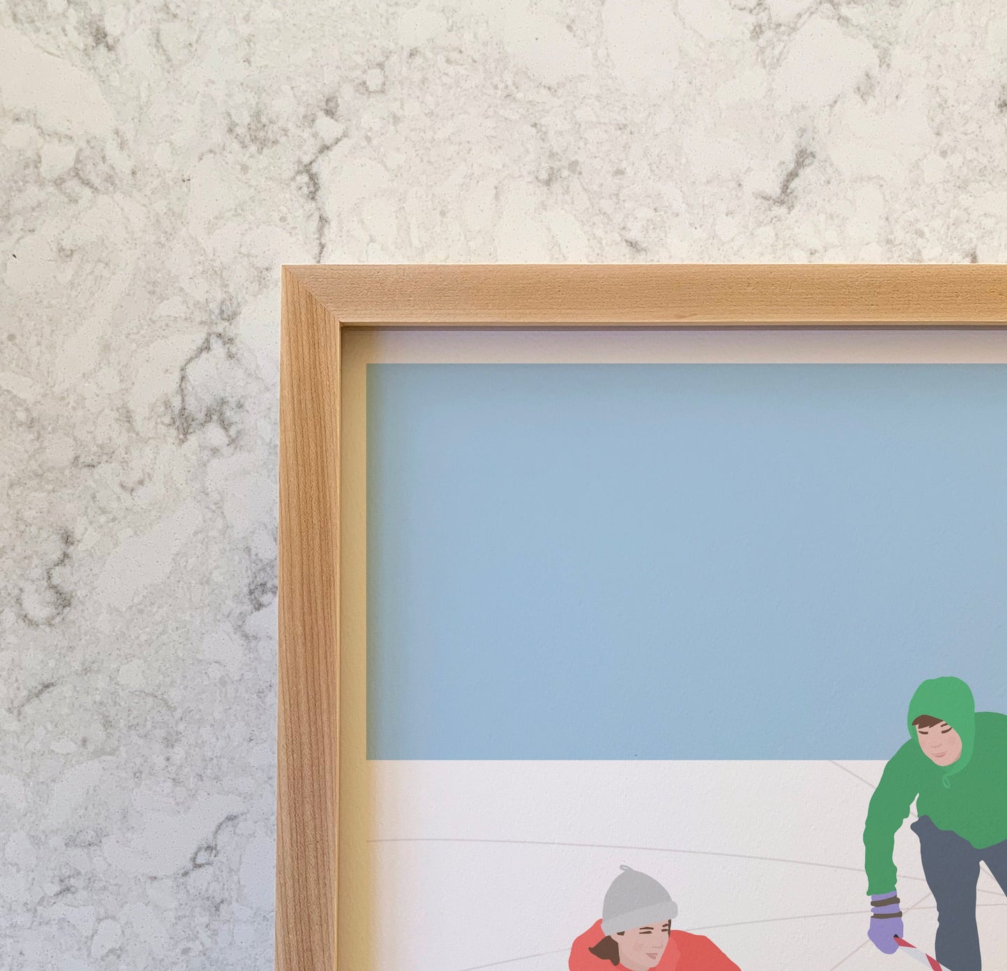 Pond Hockey Art Print - Unframed or Framed - 230210