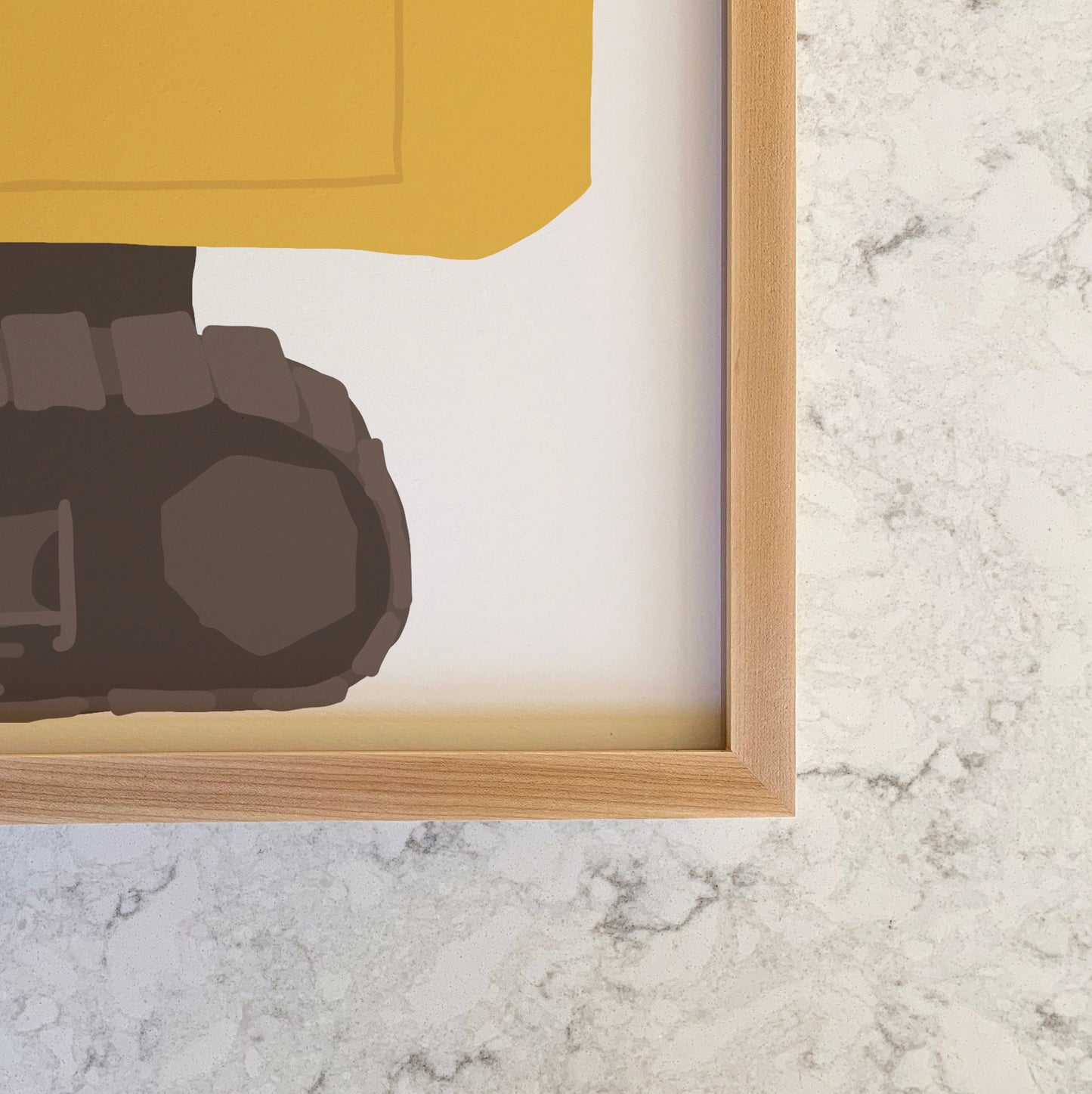 Excavator Art Print - Unframed or Framed - 141212