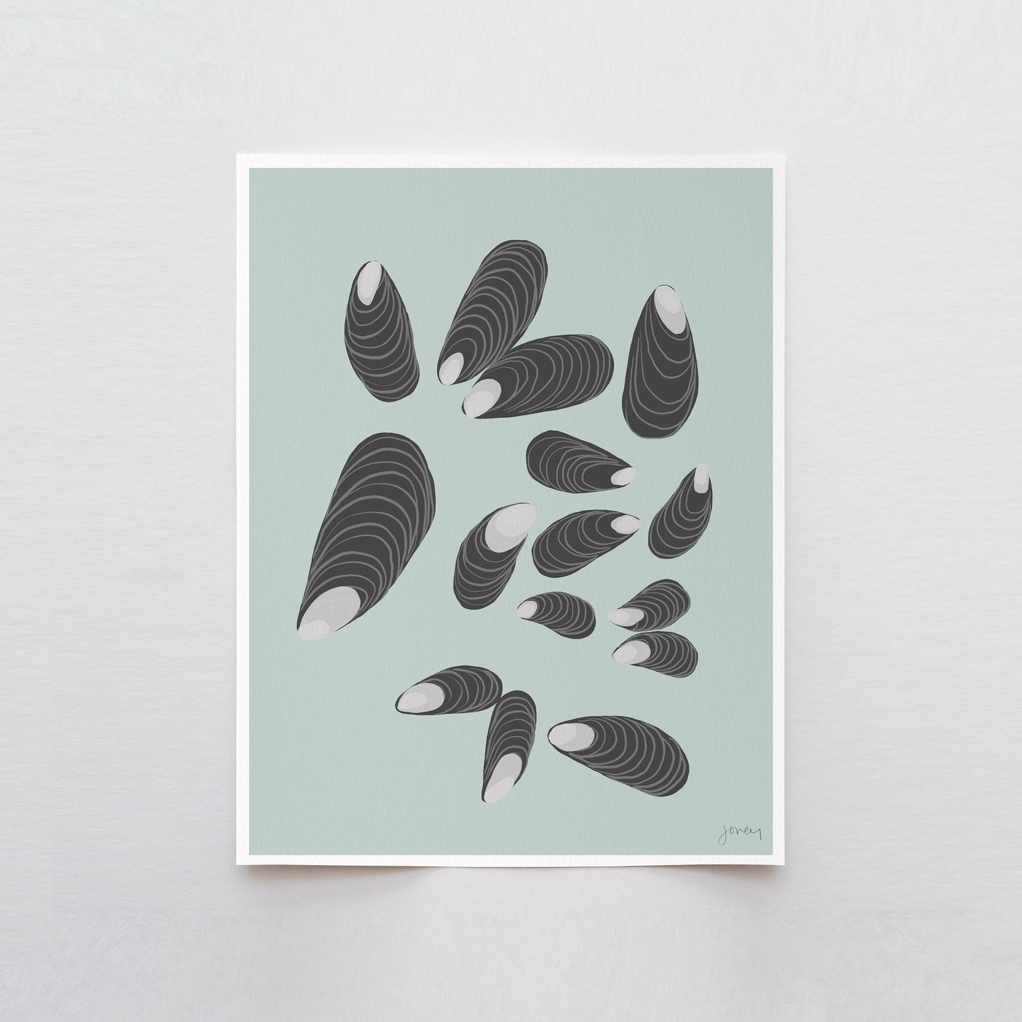 Mussels Art Print - Unframed or Framed - 121022