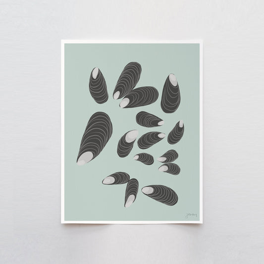 Mussels Art Print - Unframed or Framed - 121022