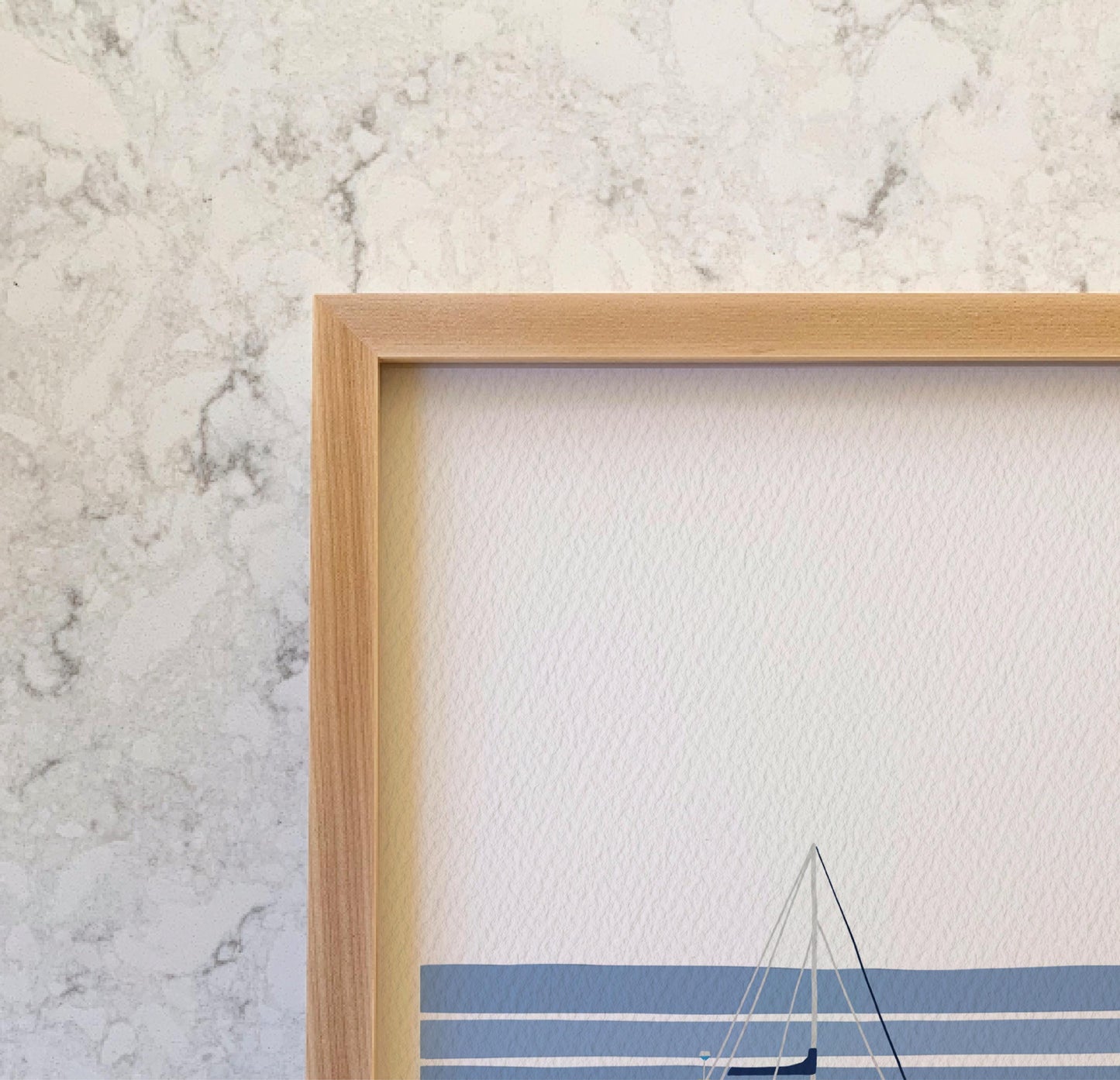 Harbor Moorings Art Print - Unframed or Framed - 250629