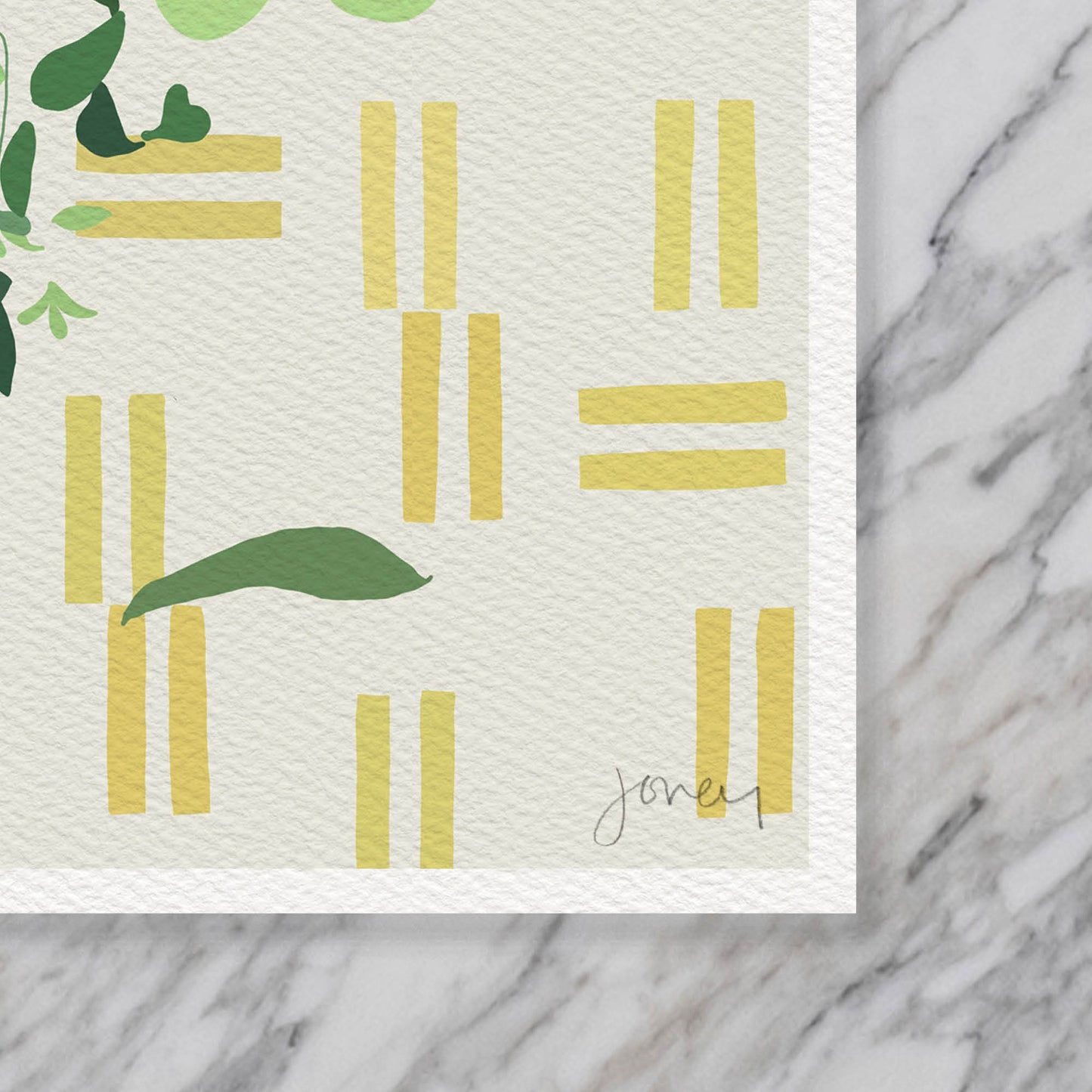 Crabapple Abstract Art Print - Unframed or Framed - Botanical Home Decor - 200509