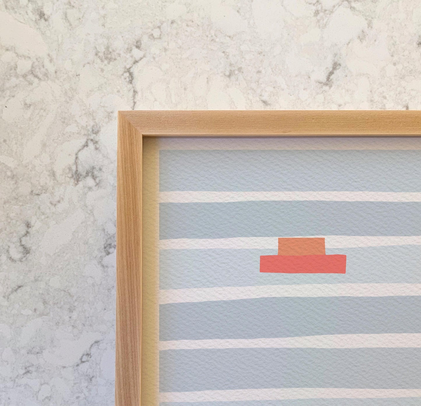 Ocean Abstract Art Print - UnFramed or Framed - 251005