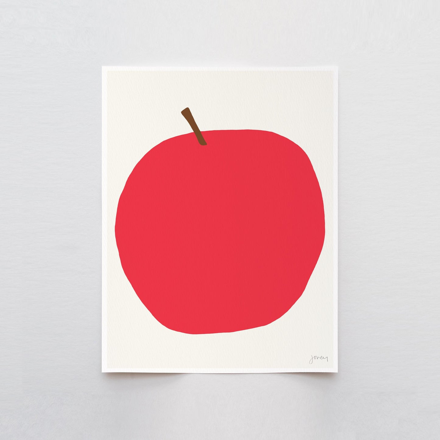 Apple Art Print - Unframed or Framed - 120905
