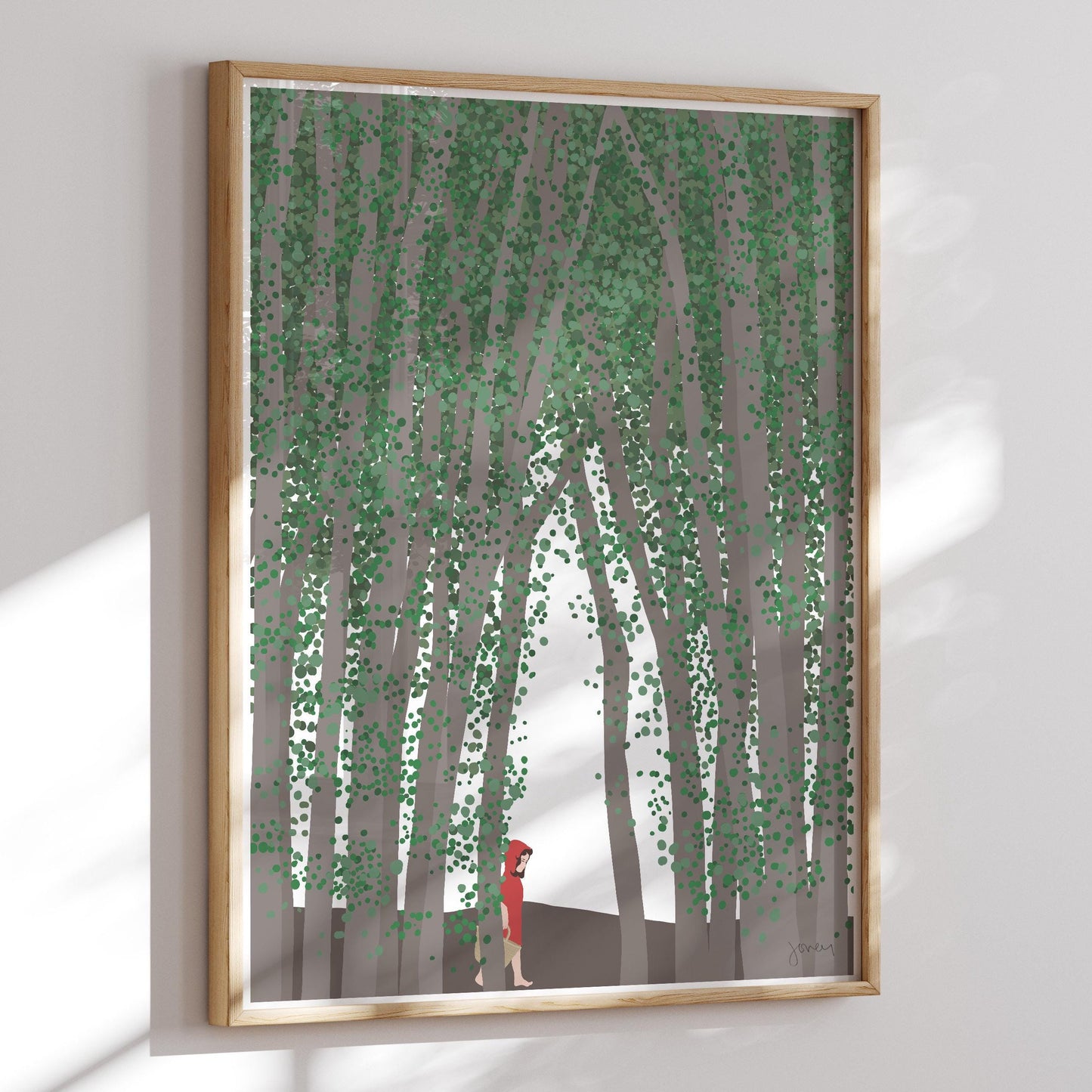 Little Red Riding Hood Art Print - Unframed or Framed - 200713