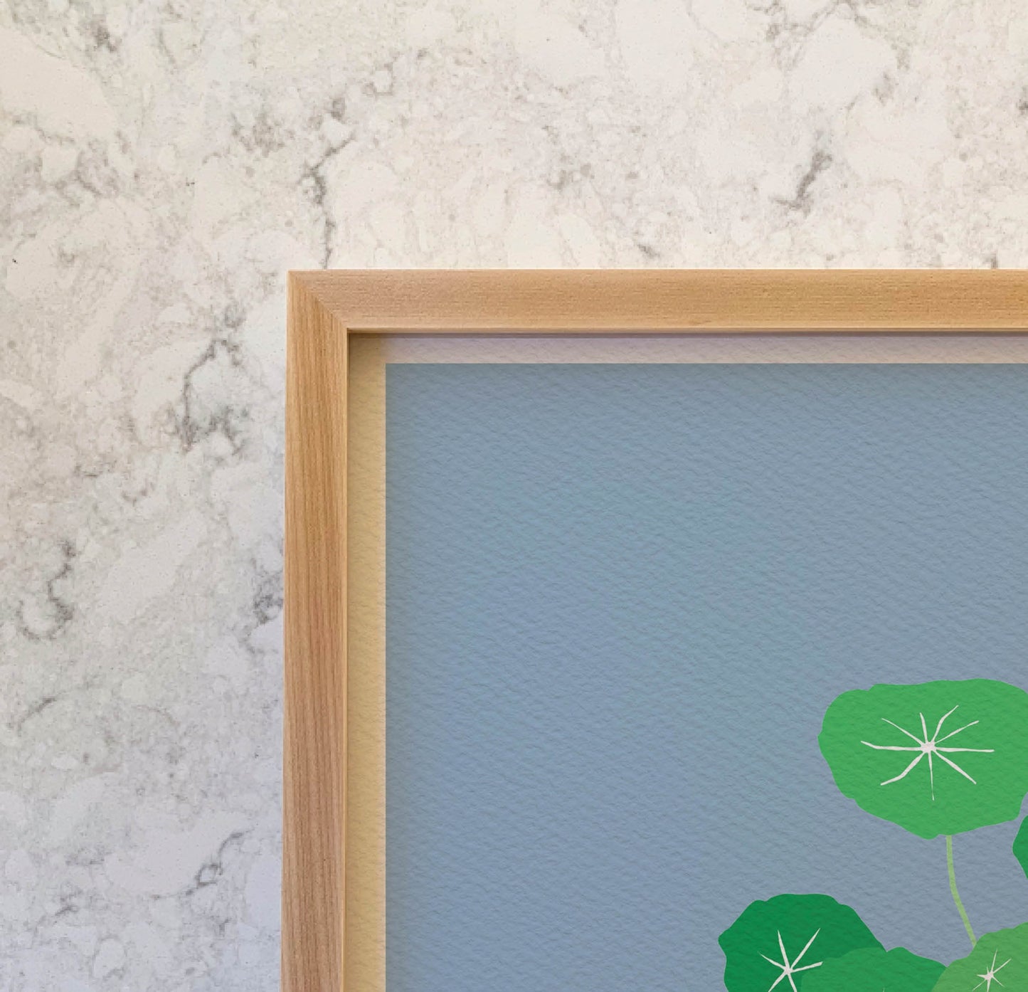 Nasturtiums Abstract Art Print - Unframed or Framed - 201101