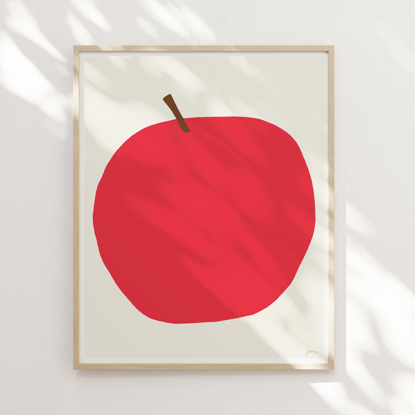 Apple Art Print - Unframed or Framed - 120905