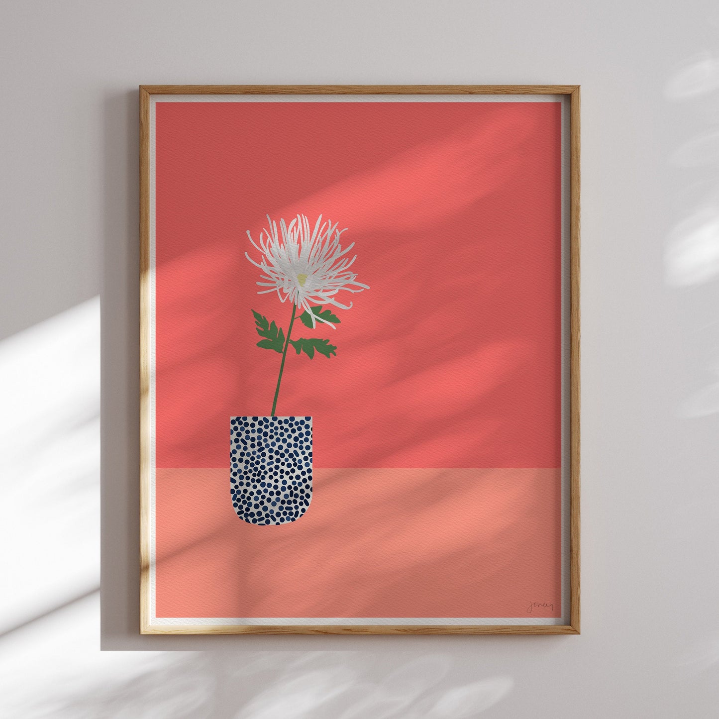 Chrysanthemum Abstract Still Life Art Print - Unframed or Framed - 220213