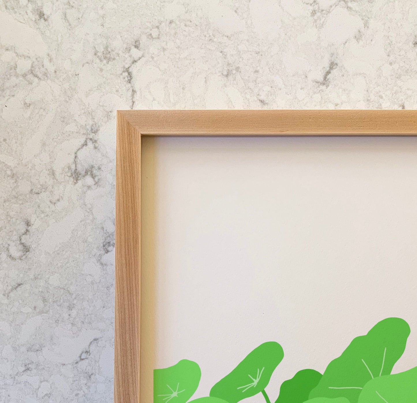 Nasturtium Leaves Art Print - Unframed or Framed - 120131