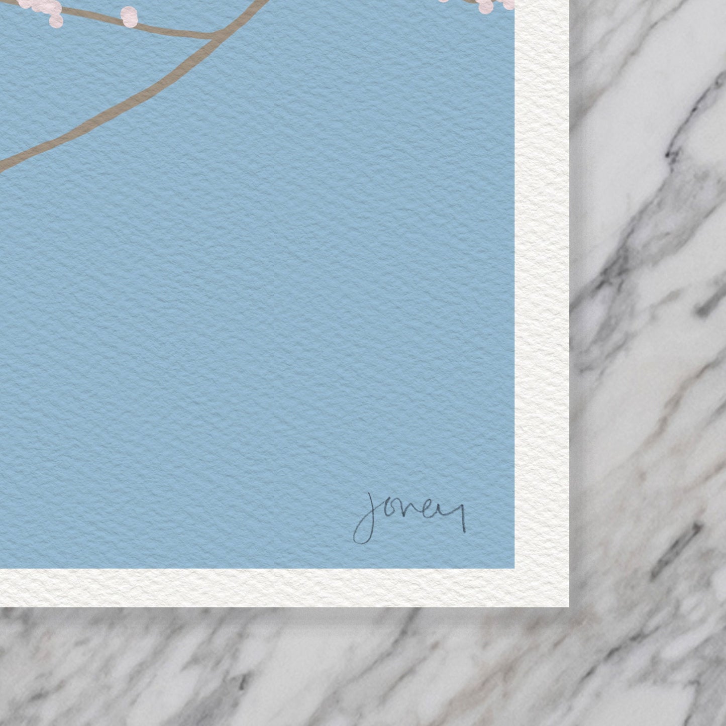 Cherry Blossom Branches Art Print - Unframed or Framed - 120126