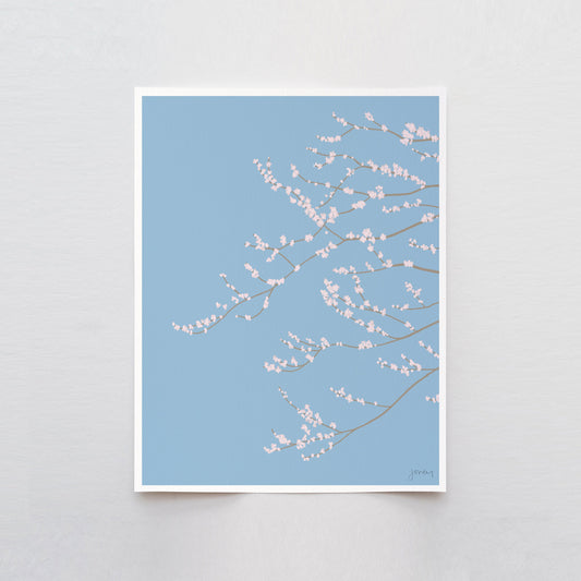 Cherry Blossom Branches Art Print - Unframed or Framed - 120126