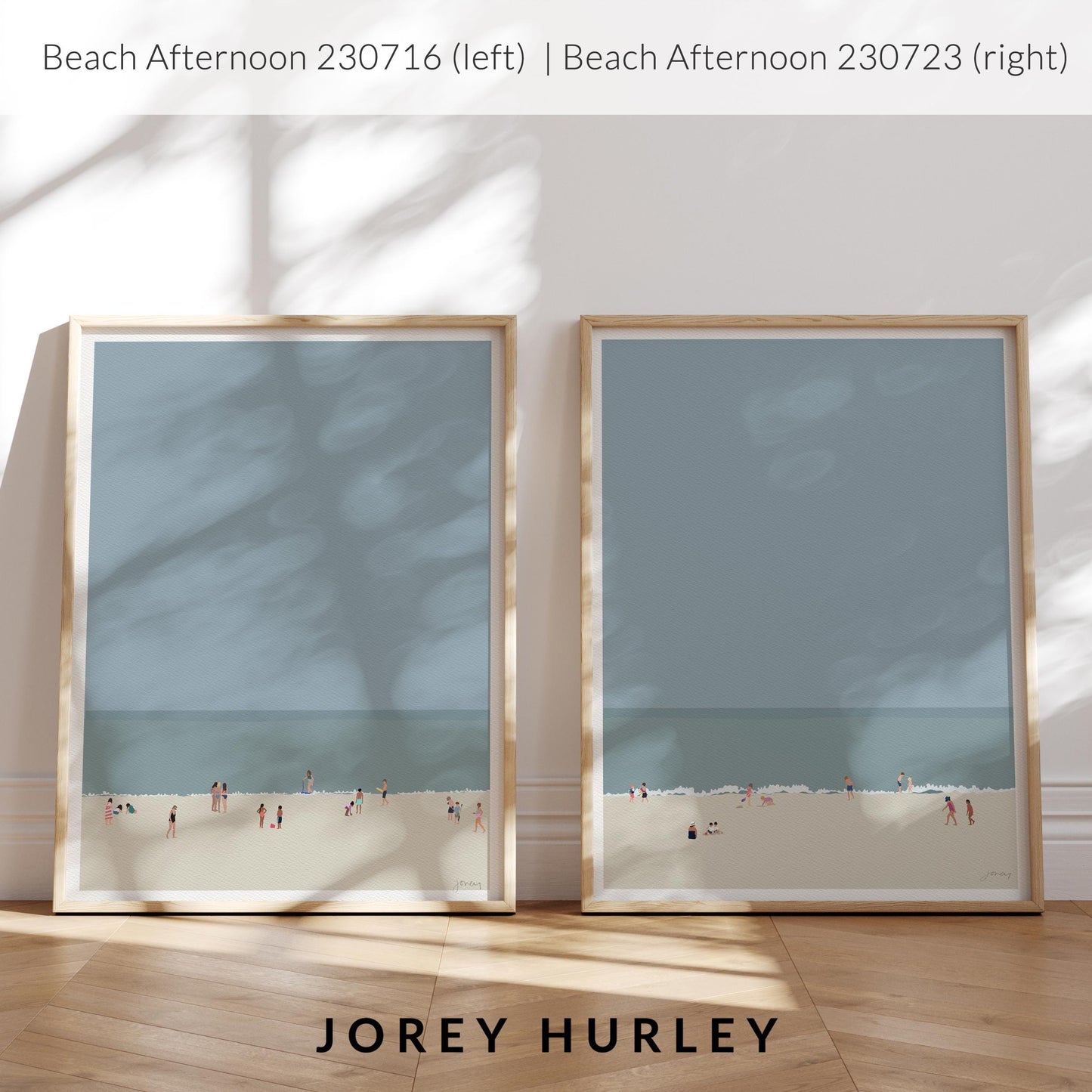 Afternoon on the Beach Art Print - Unframed or Framed - 230716